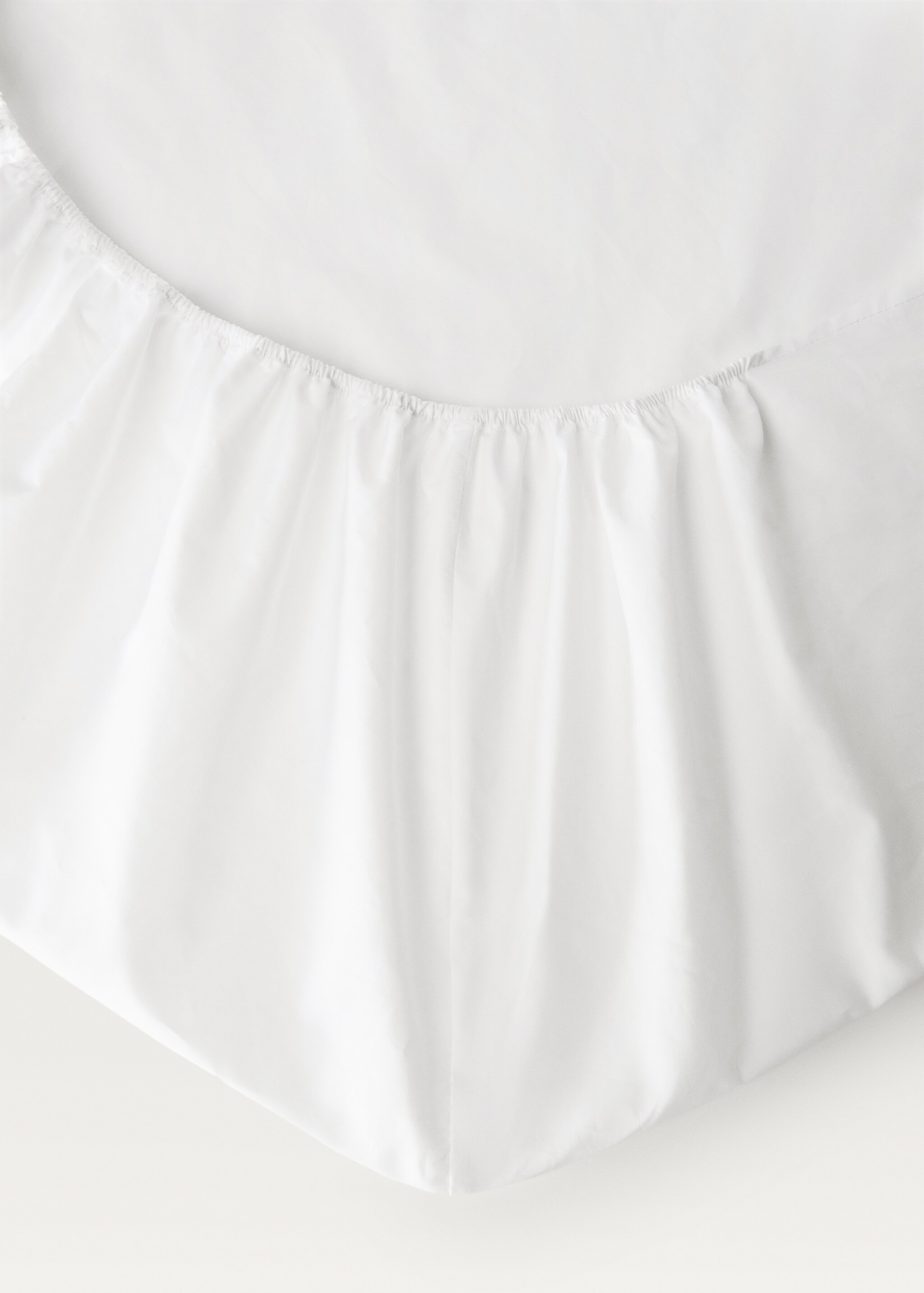 Unterlaken aus Baumwollperkal 300 Fäden Bett 150 cm - Detail des Artikels 1