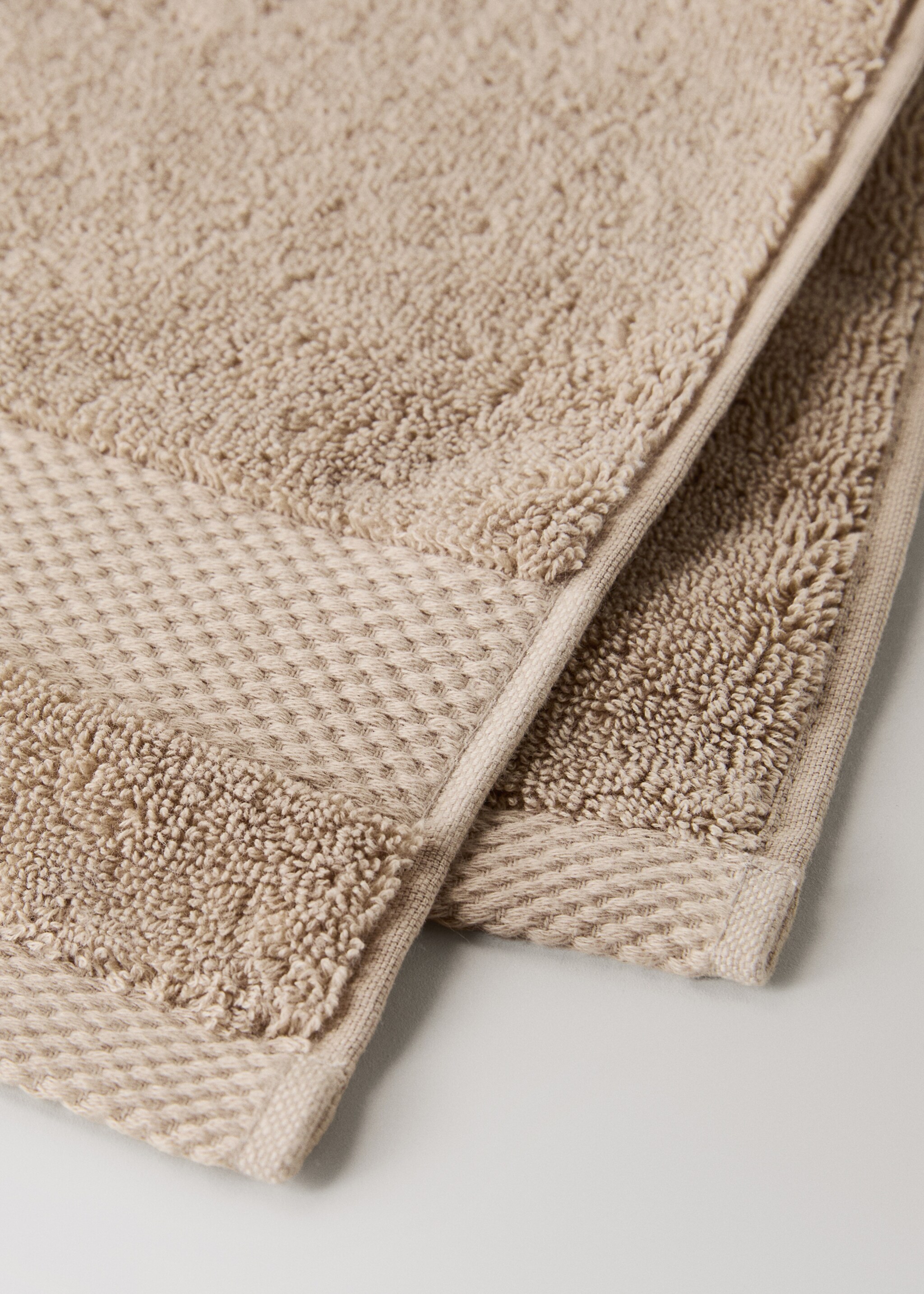 Extra-soft cotton face towel - Details of the article 2