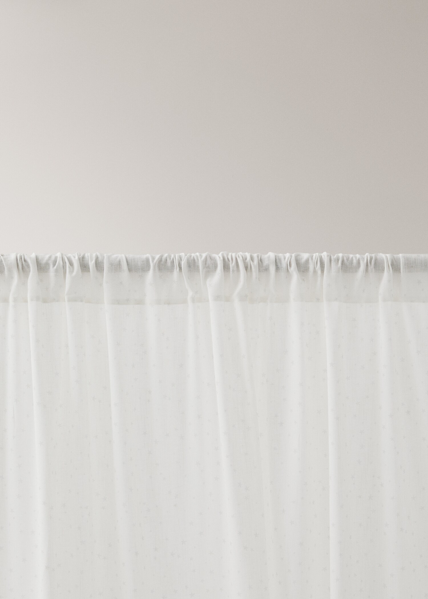 Children's cotton curtain with star print - Details of the article 2