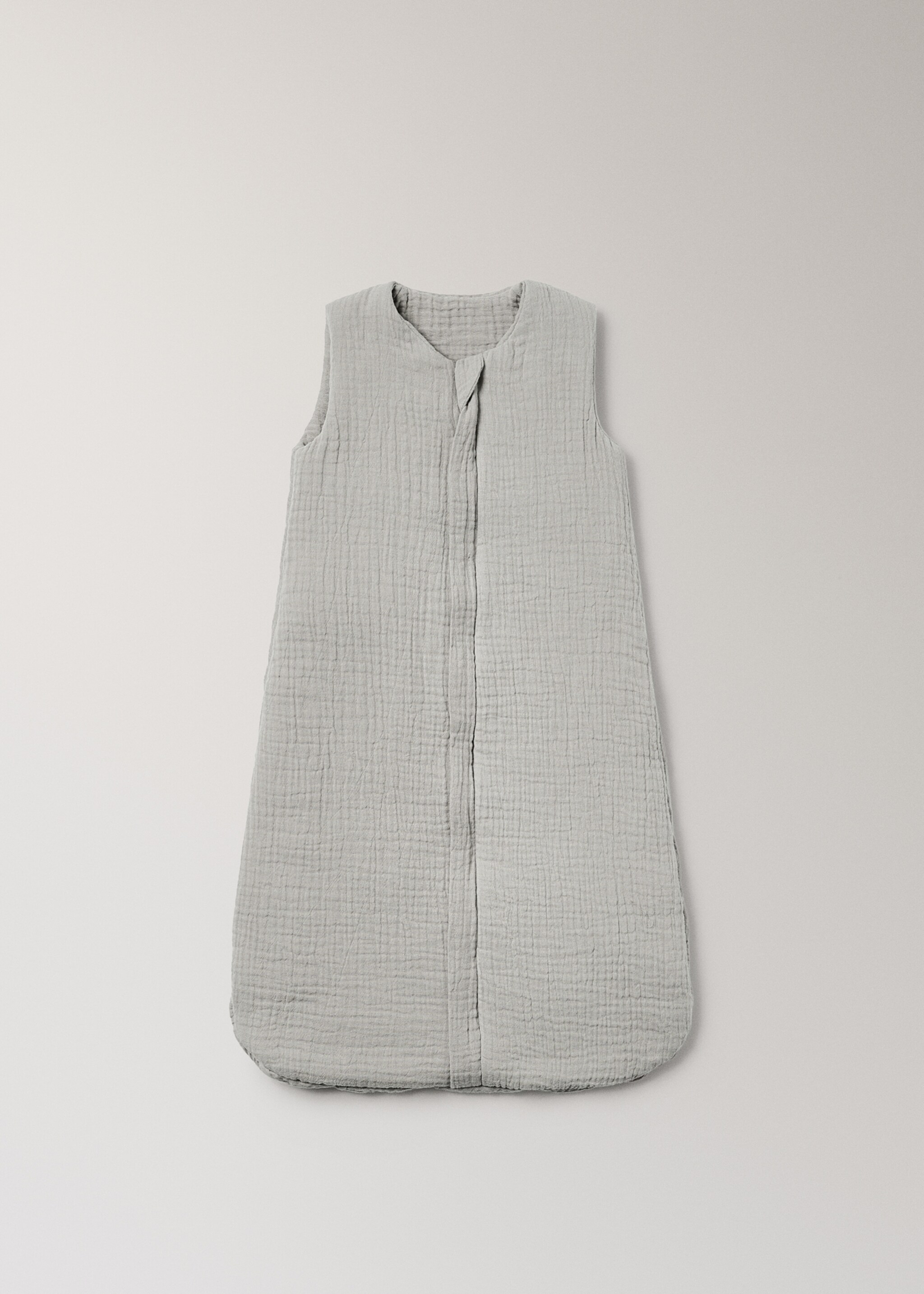 Baumwoll-Gaze-Ausgehjacke - Artikel ohne Model, Mittelbraun. Ref: 17051572-00.