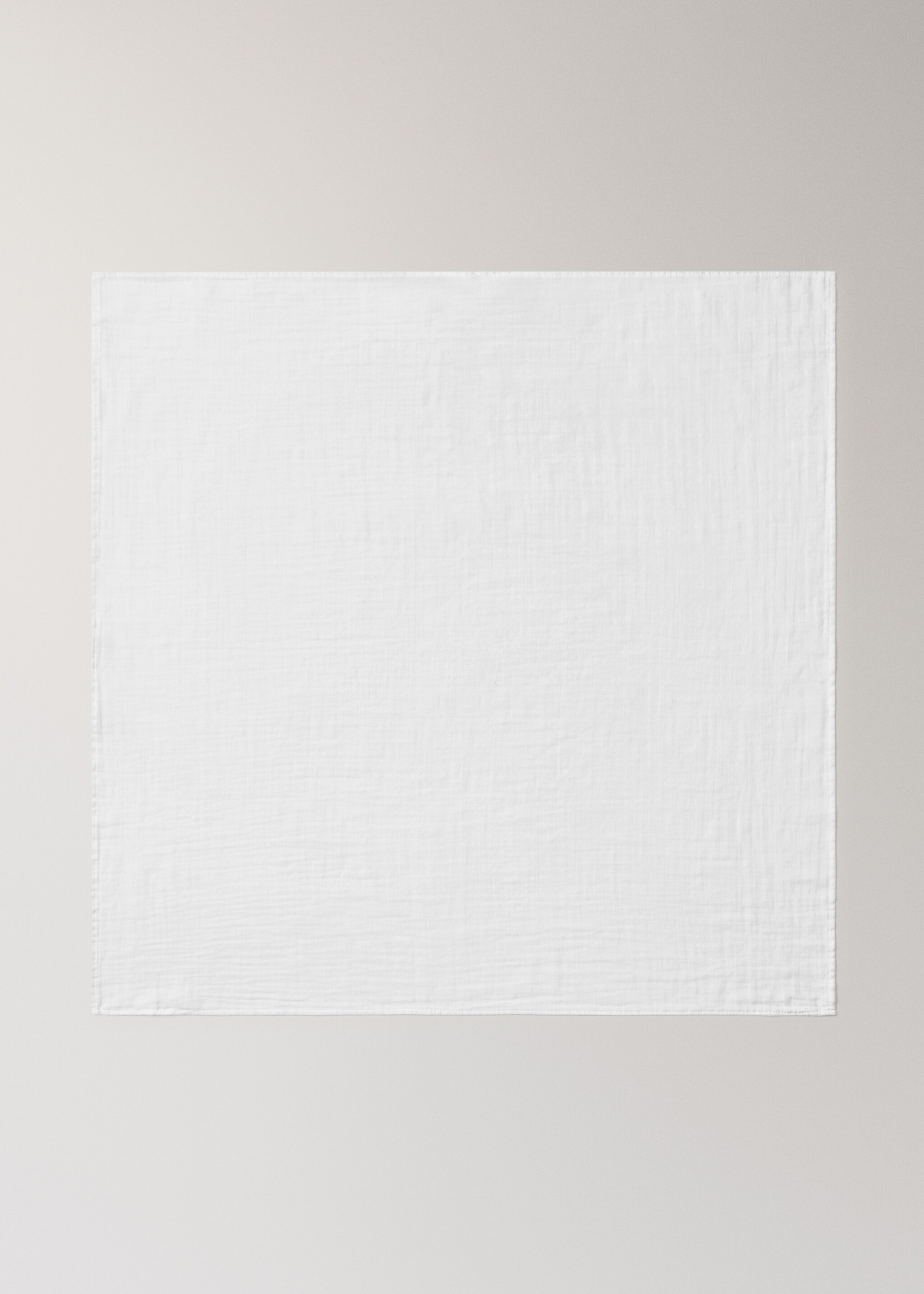 Baby muslin cotton texture - Pormenor do artigo 1, Branco. Ref: 17051573-00.