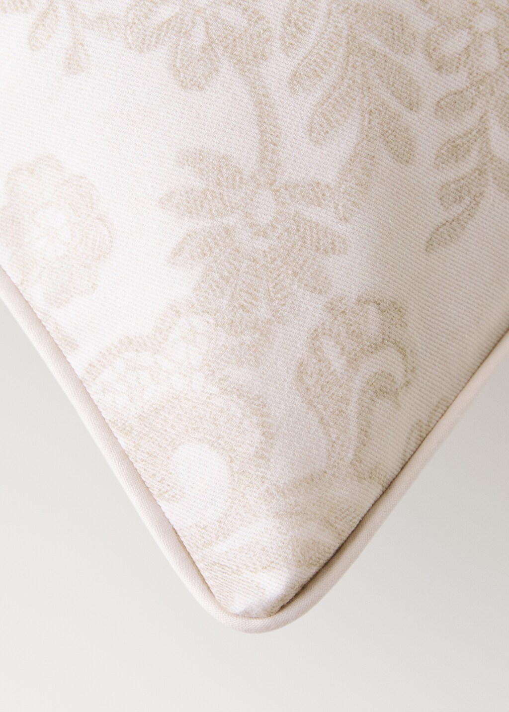 100% cotton floral-print cushion cover 30x50cm