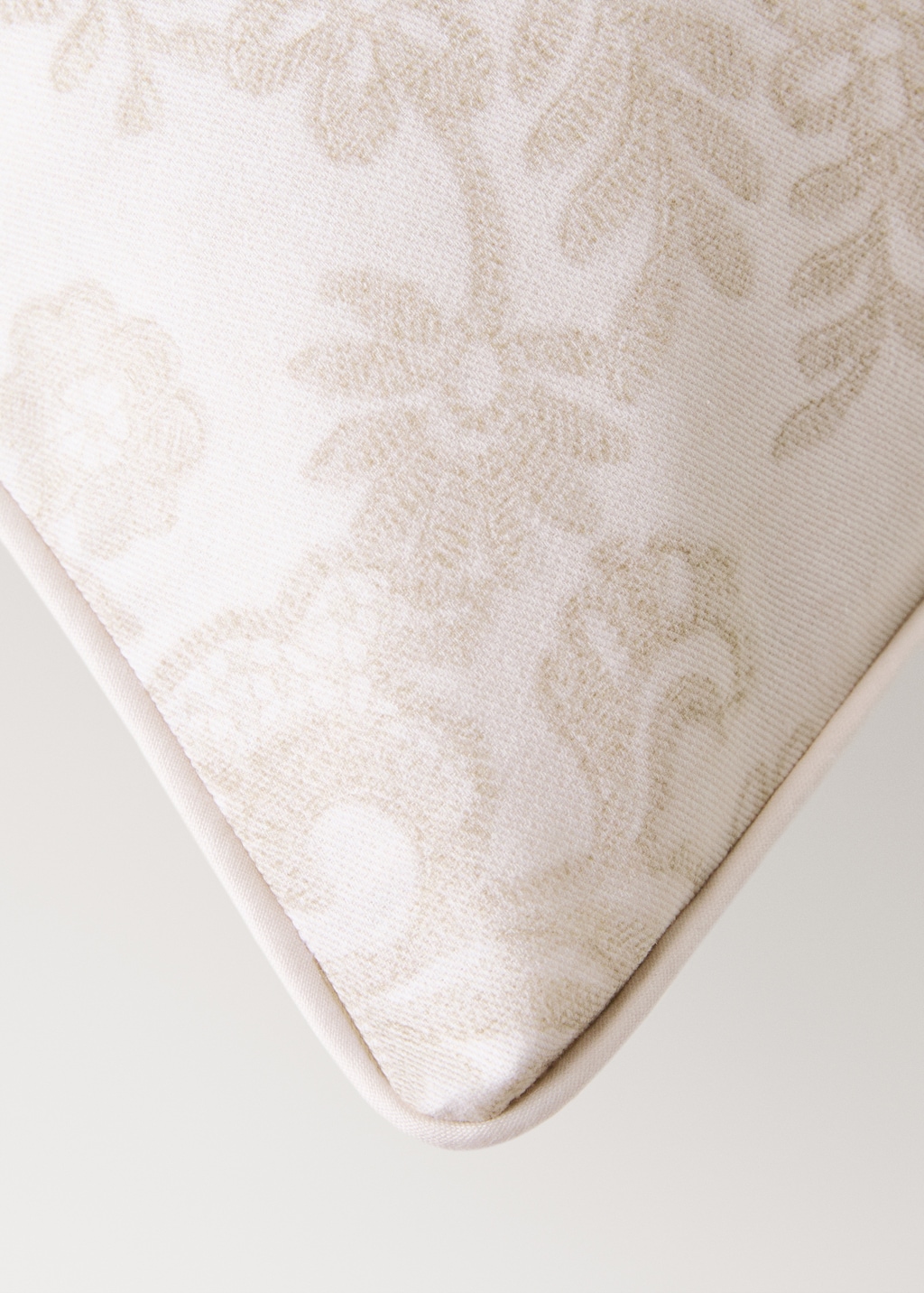 100% cotton floral-print cushion cover 30x50cm