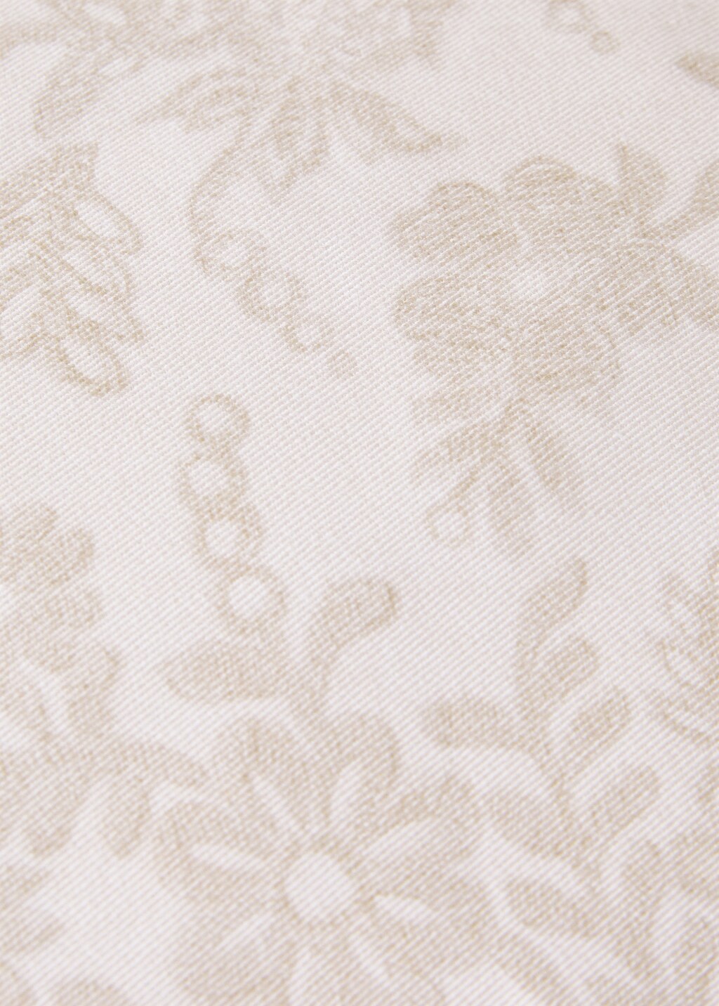 100% cotton floral-print cushion cover 30x50cm