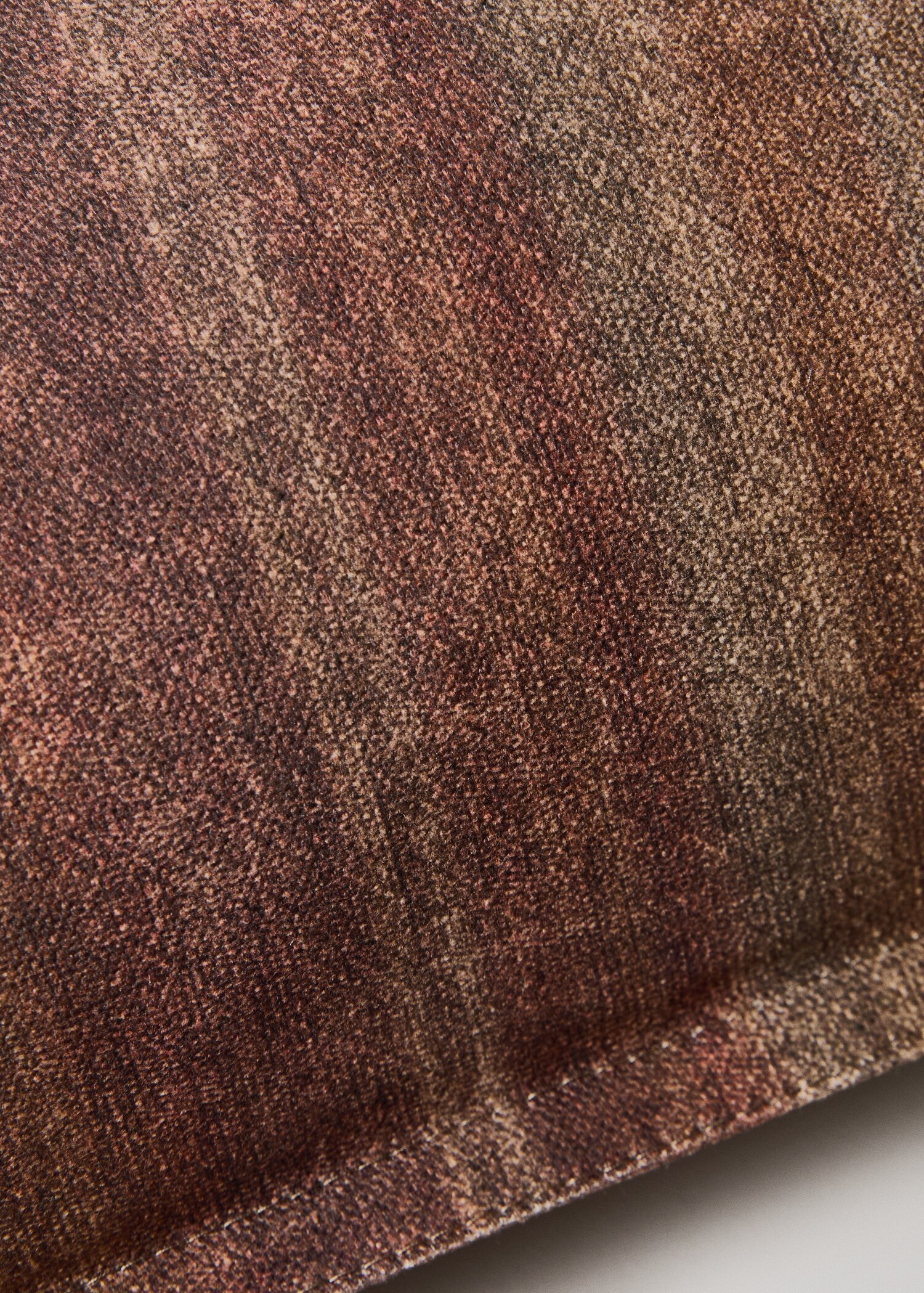 Linen striped cushion cover 40x60 cm - Details of the article 4