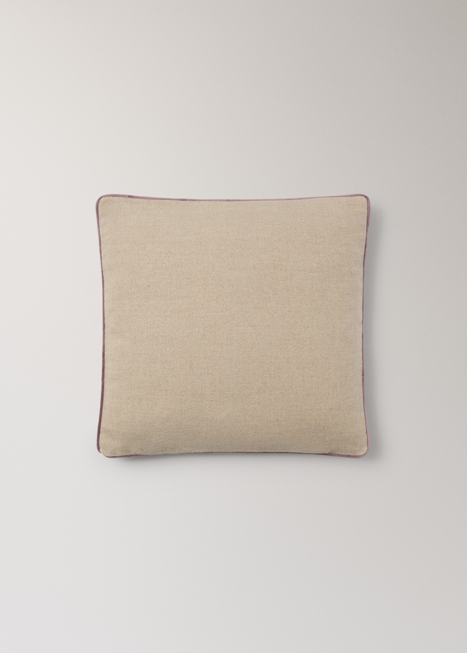 Linen floral-print cushion cover 50x50 cm - Details of the article 1