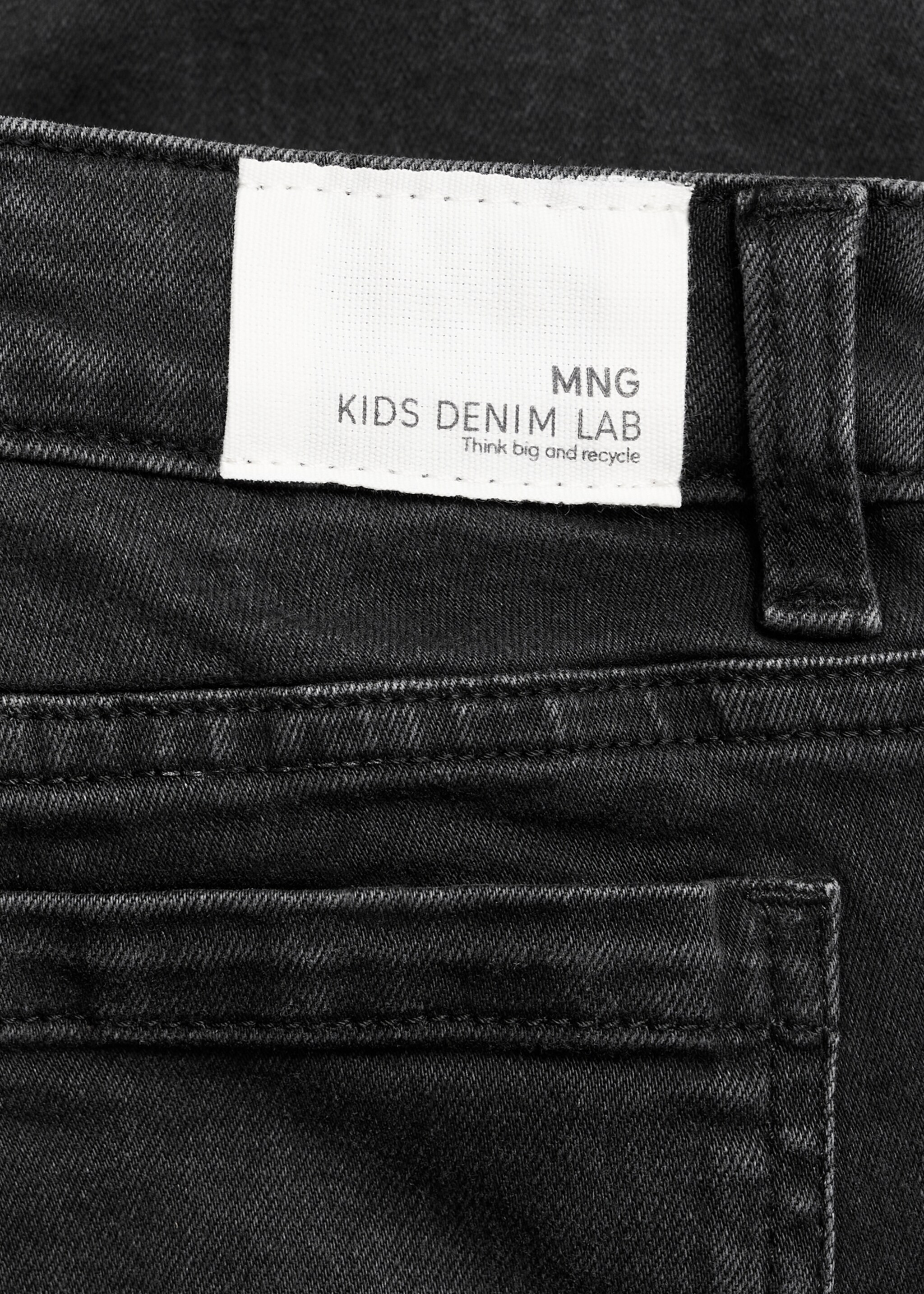 Skinny jeans - Details of the article 0, Black denim. Ref: 17052029-00.