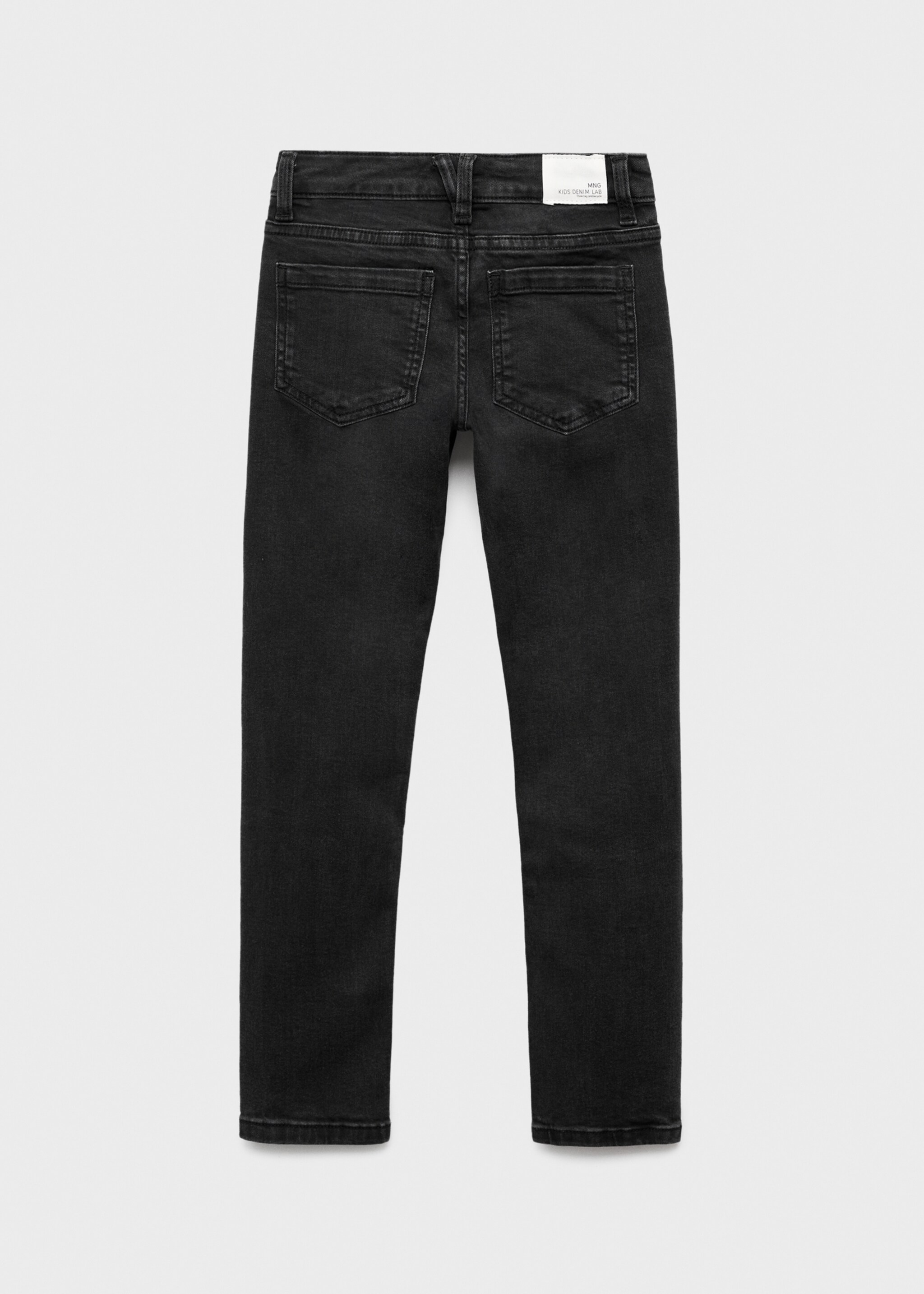 Skinny jeans - Reverse of the article, Black denim. Ref: 17052029-00.