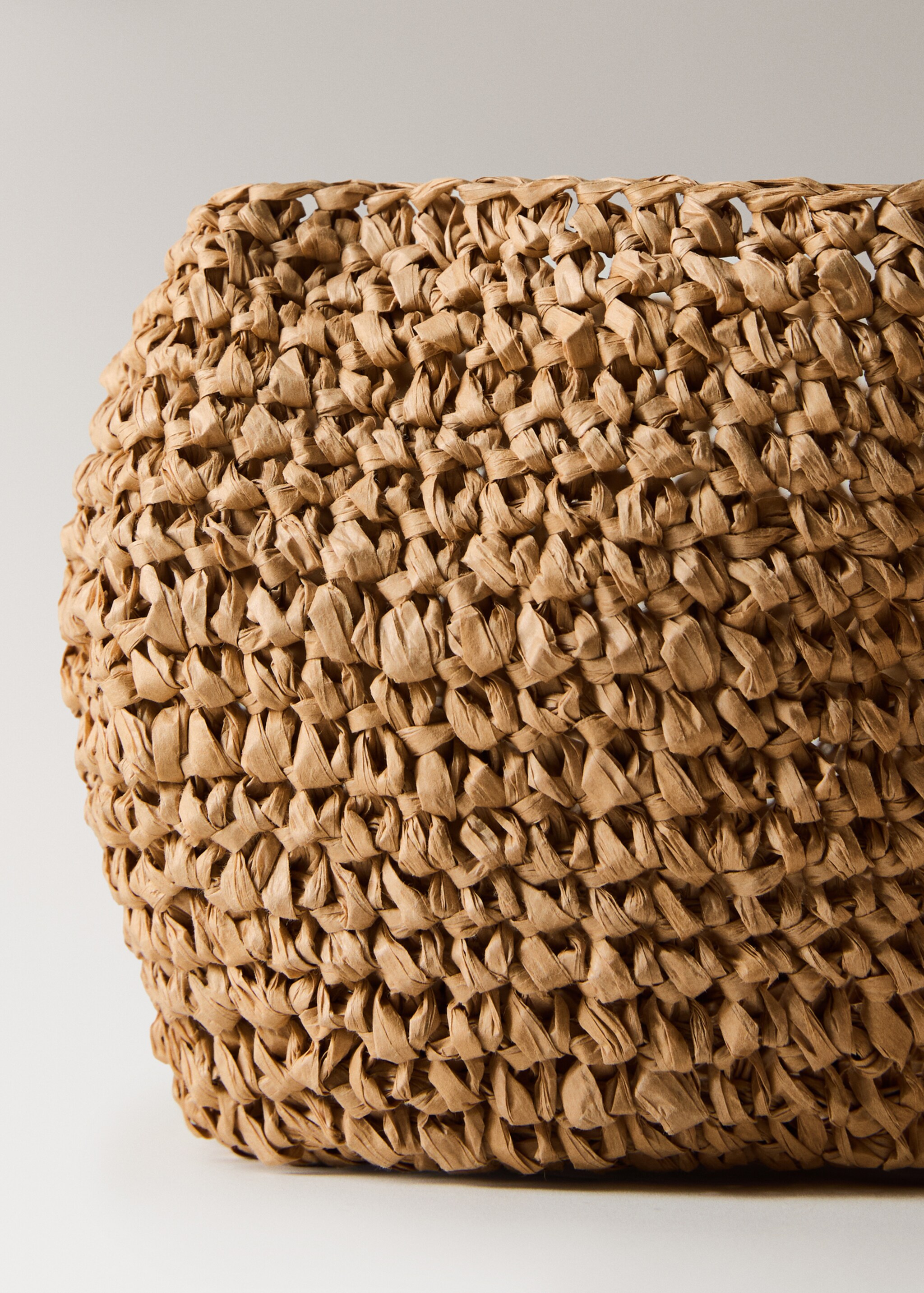 Hanging paper basket - Details of the article 2, Brown. Ref: 17052030-00.