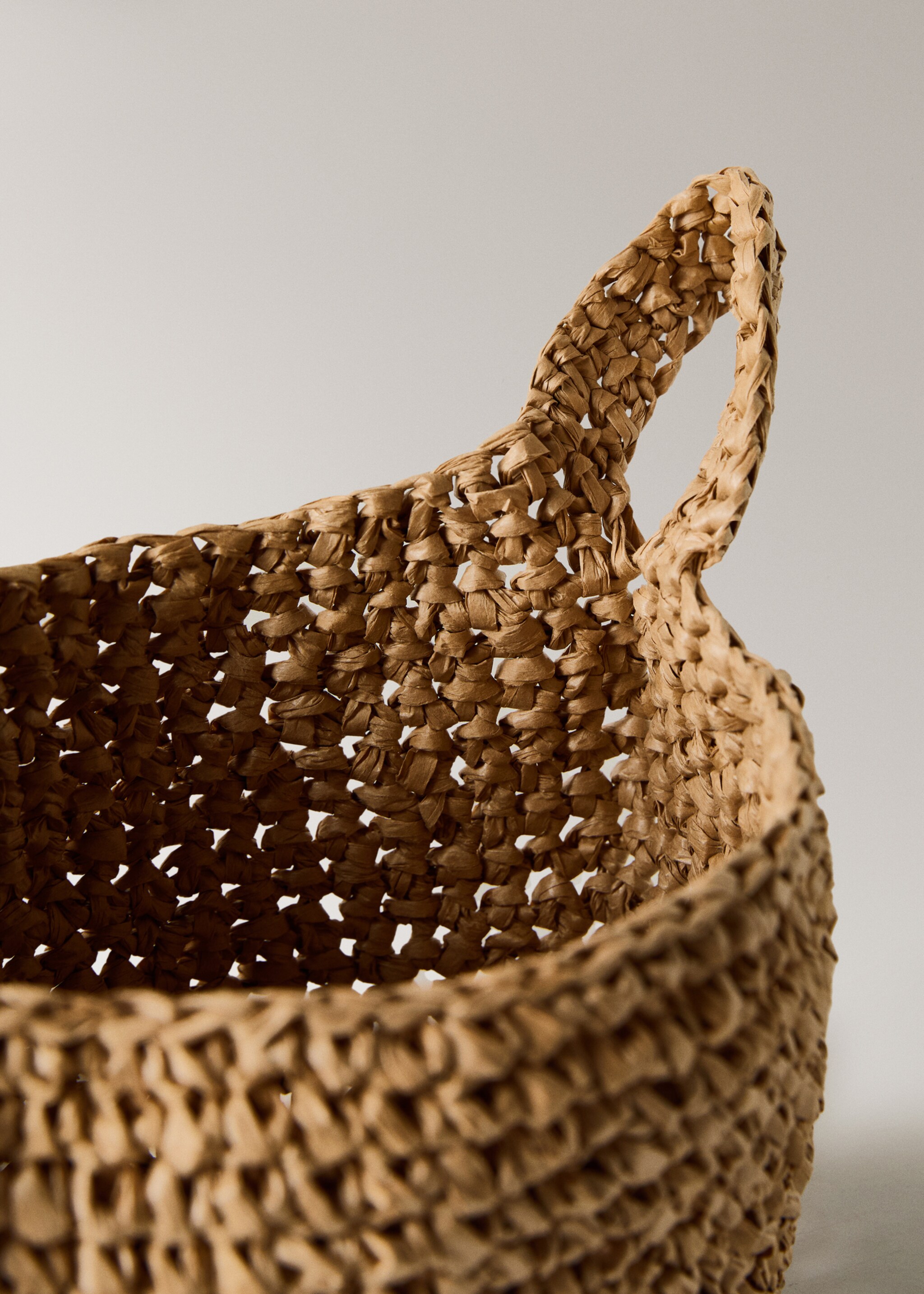 Hanging paper basket - Details of the article 3, Brown. Ref: 17052030-00.