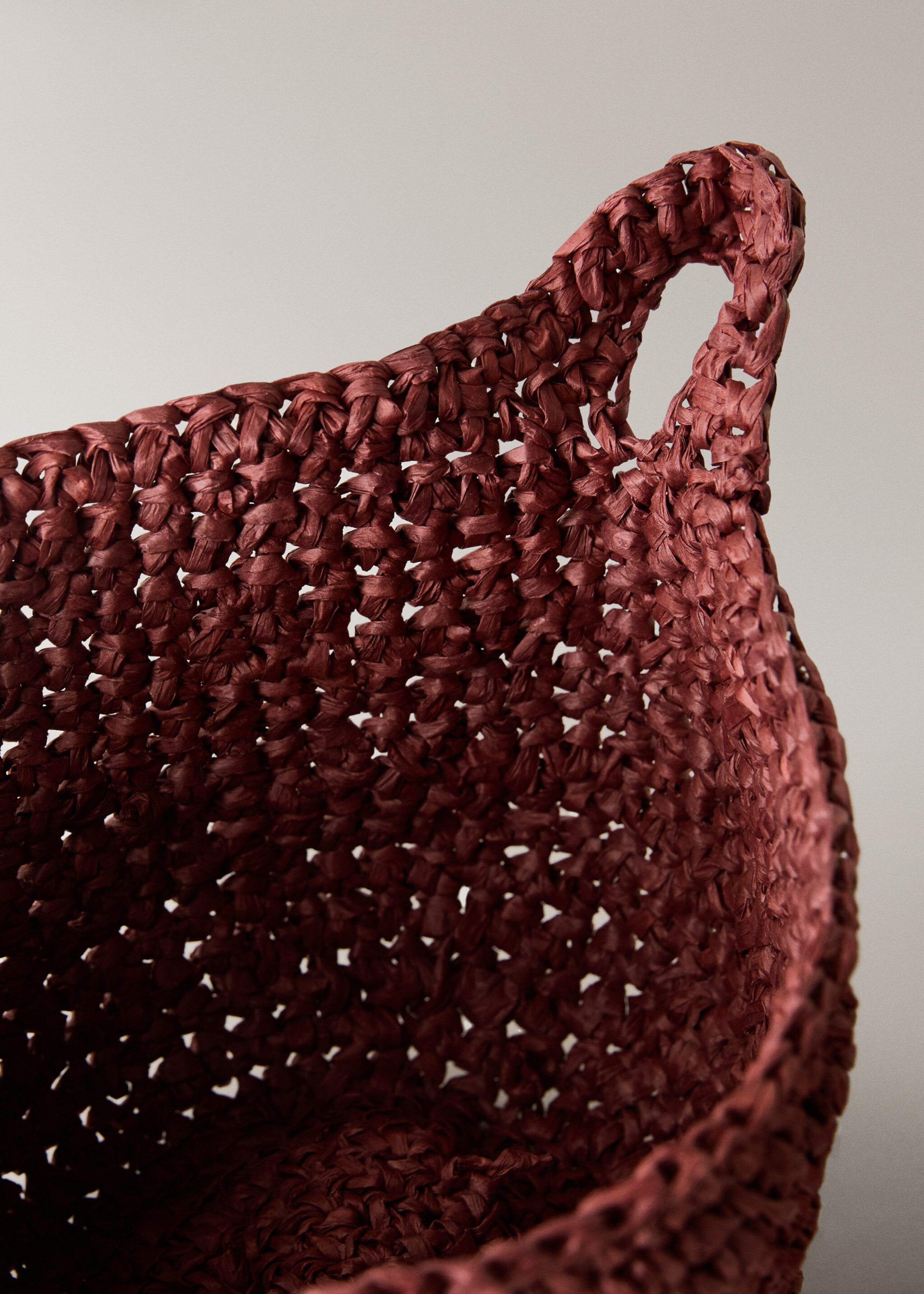 Cesta papel para colgar - Detalle del artículo 3, Granate. Ref: 17052030-00.