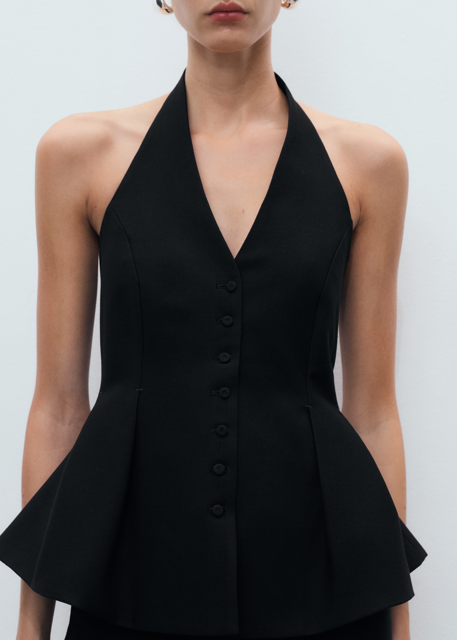 Peplum gilet met halterkraag - Detail van het artikel 6