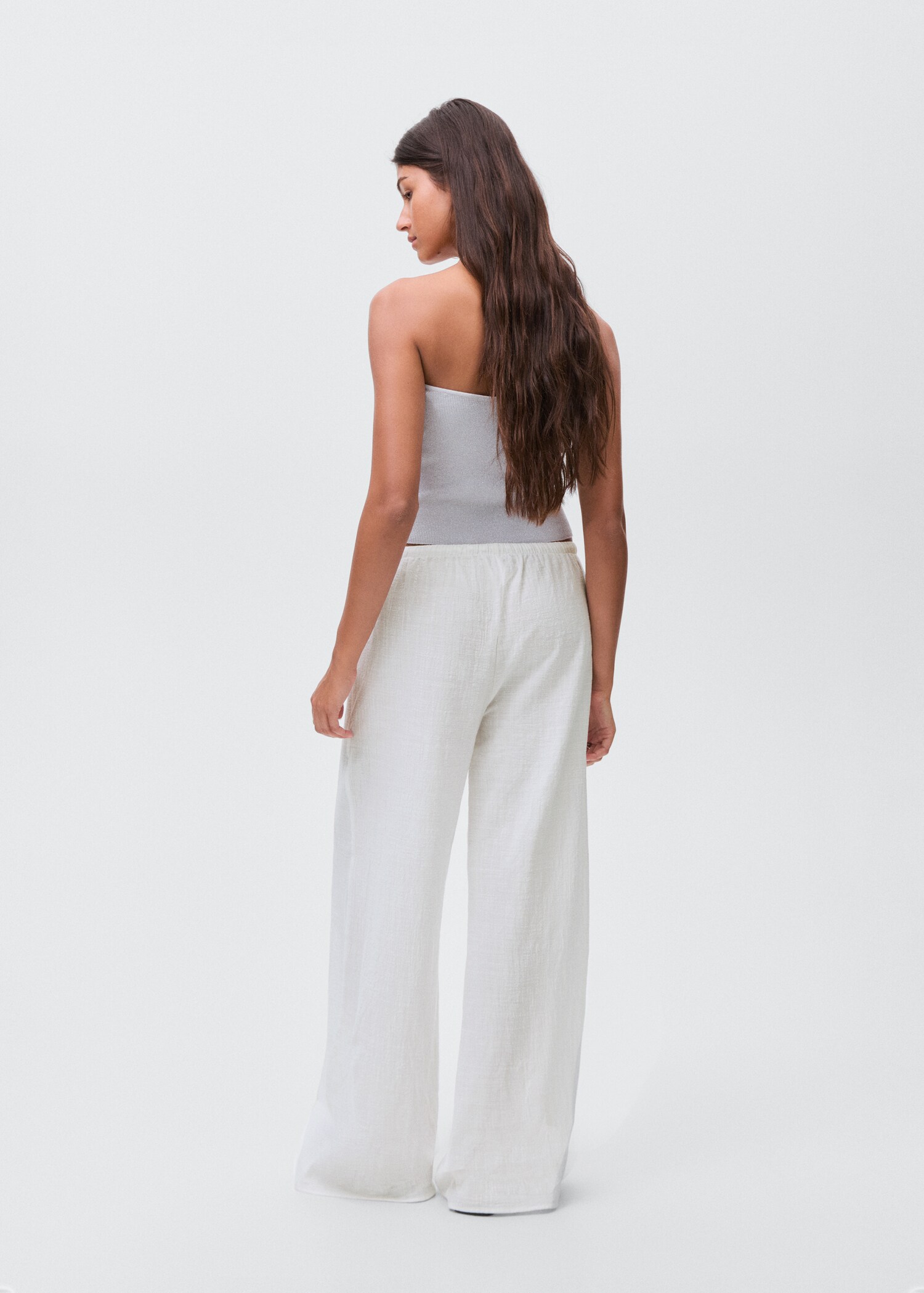 Organic cotton trousers - Reverse of the article