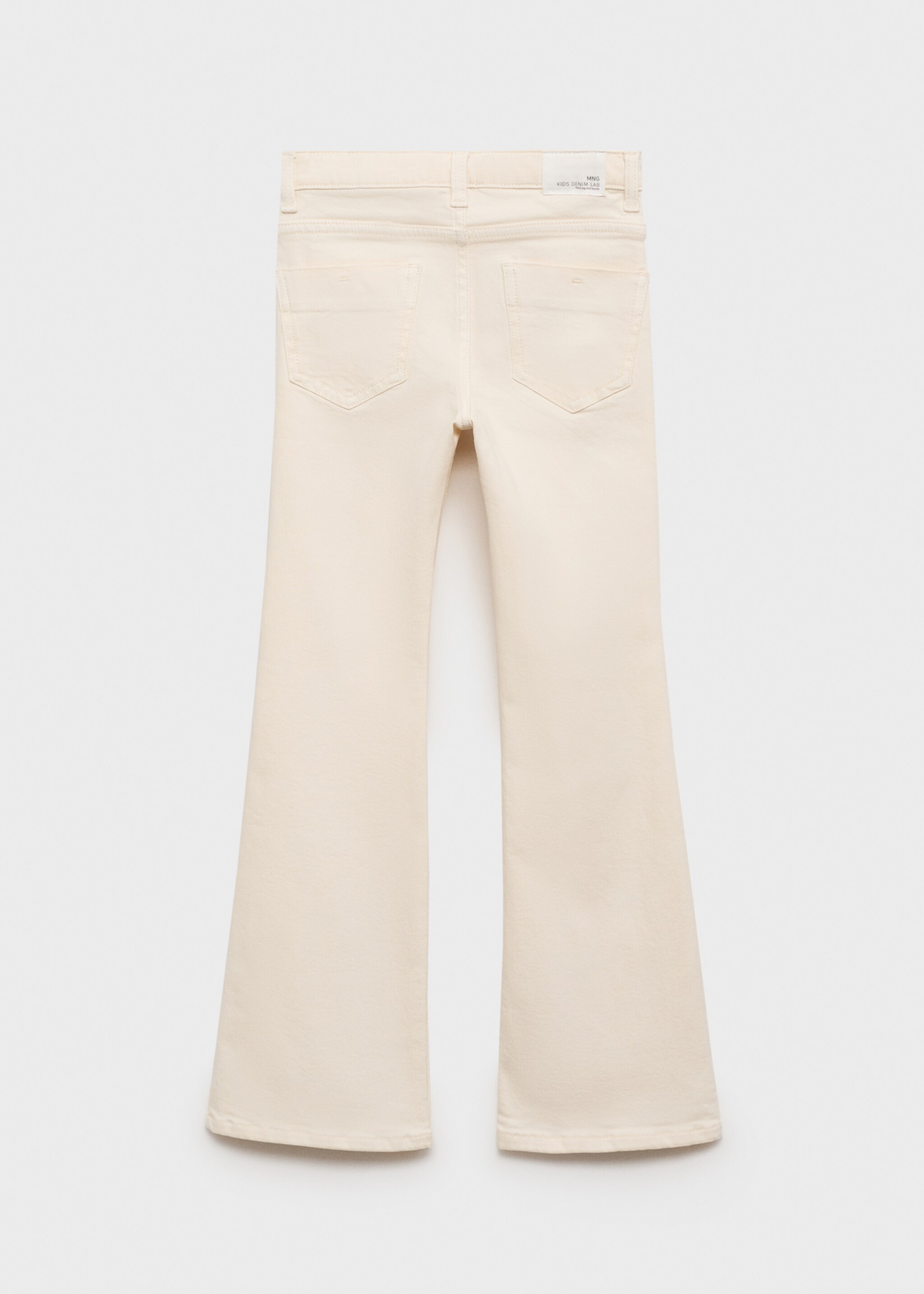Flared jeans with pocket - Reverse of the article