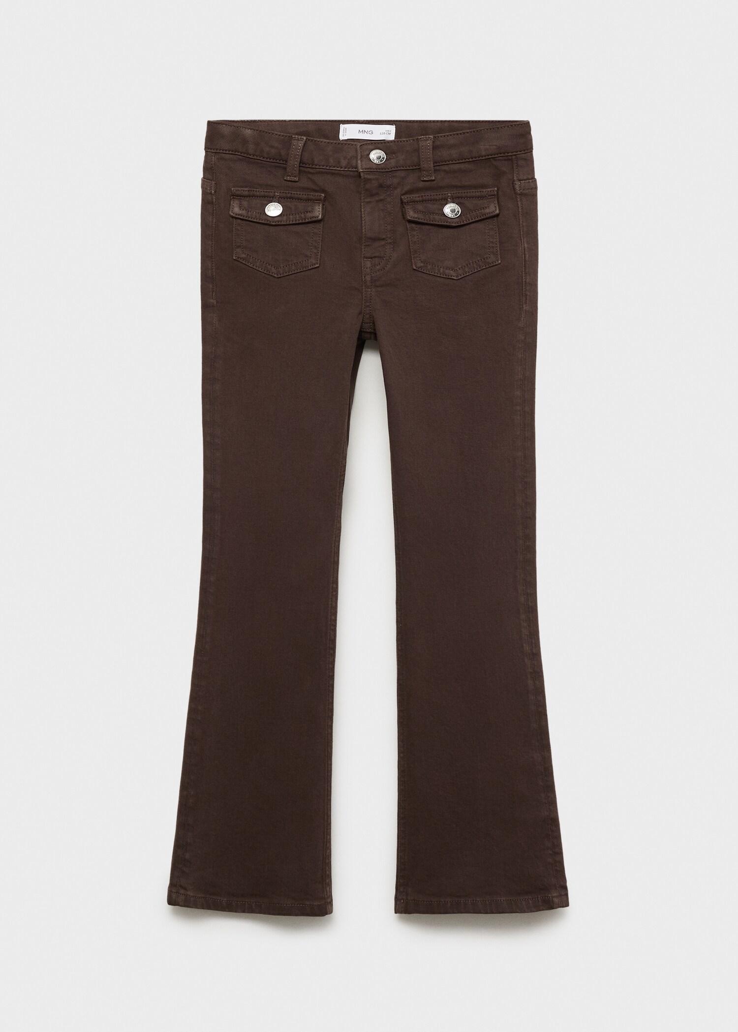 Flared jeans with pocket - Article without model