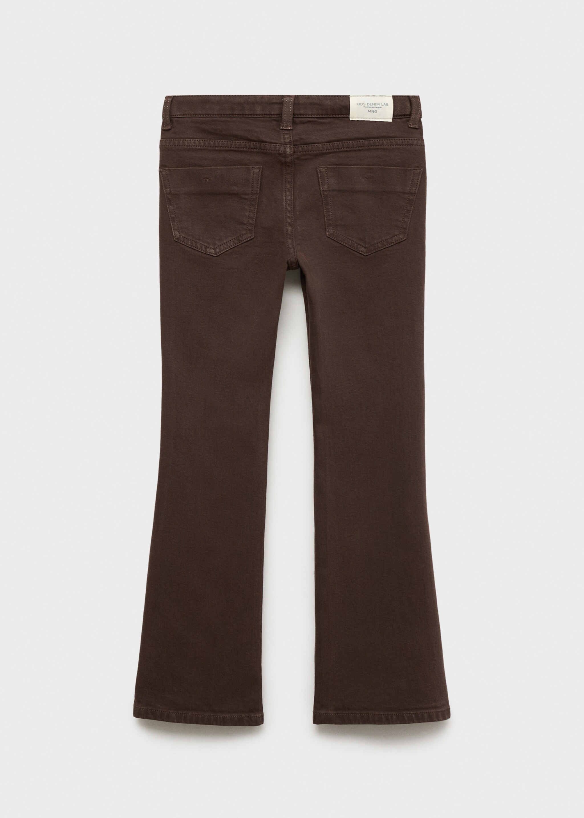 Flared jeans with pocket - Reverse of the article