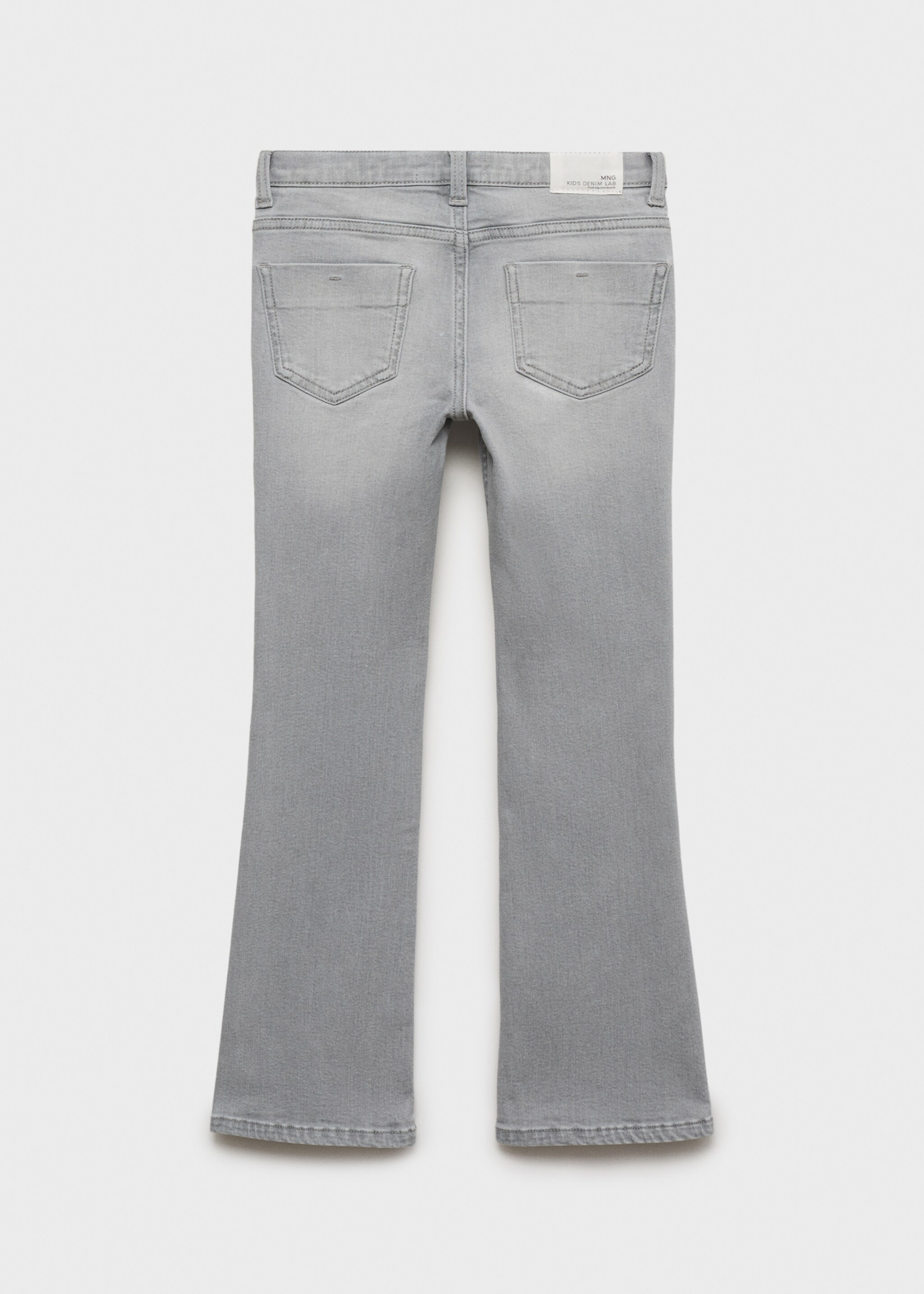 Flared jeans with pocket - Reverse of the article