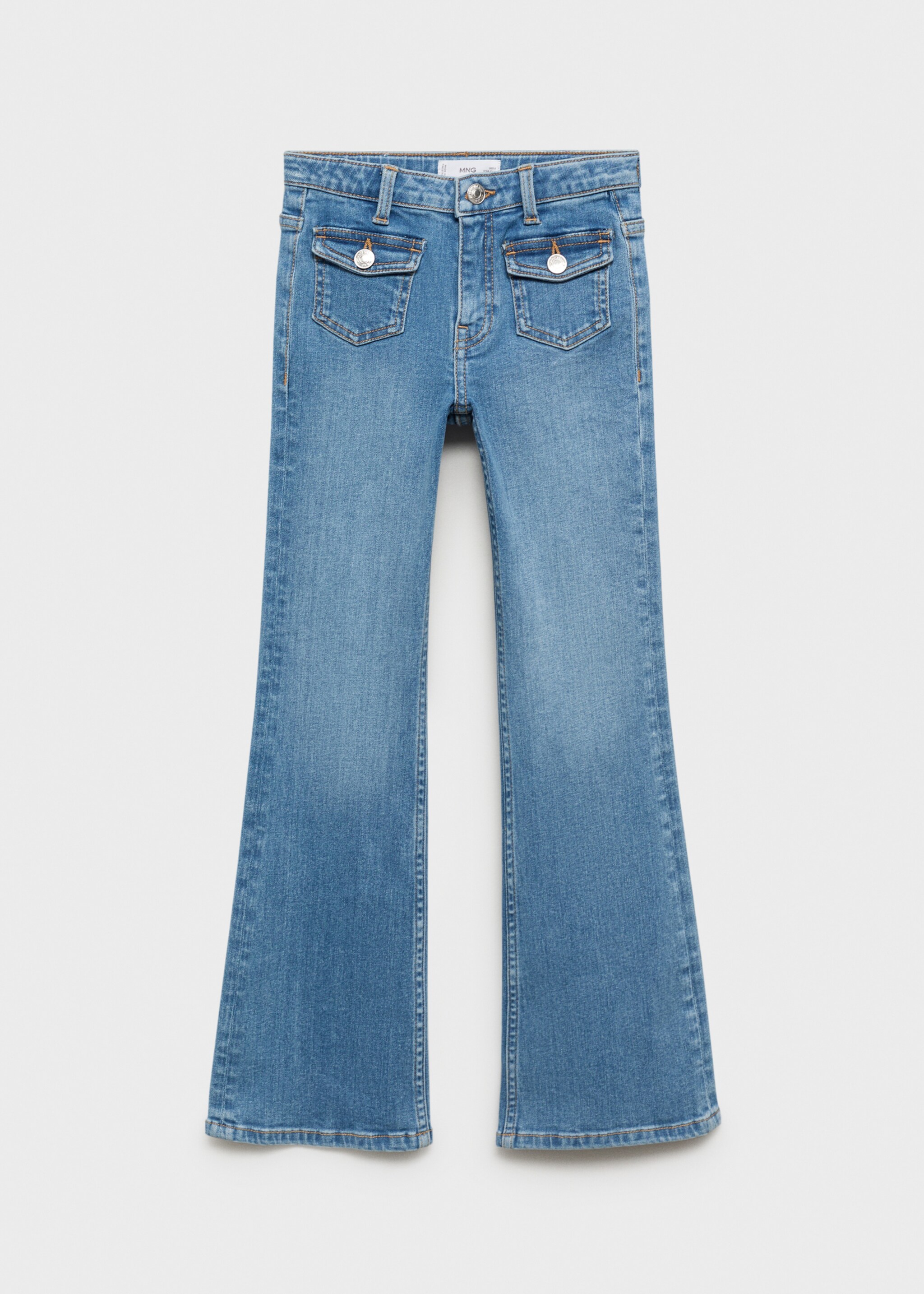 Flared jeans with pocket - Article without model