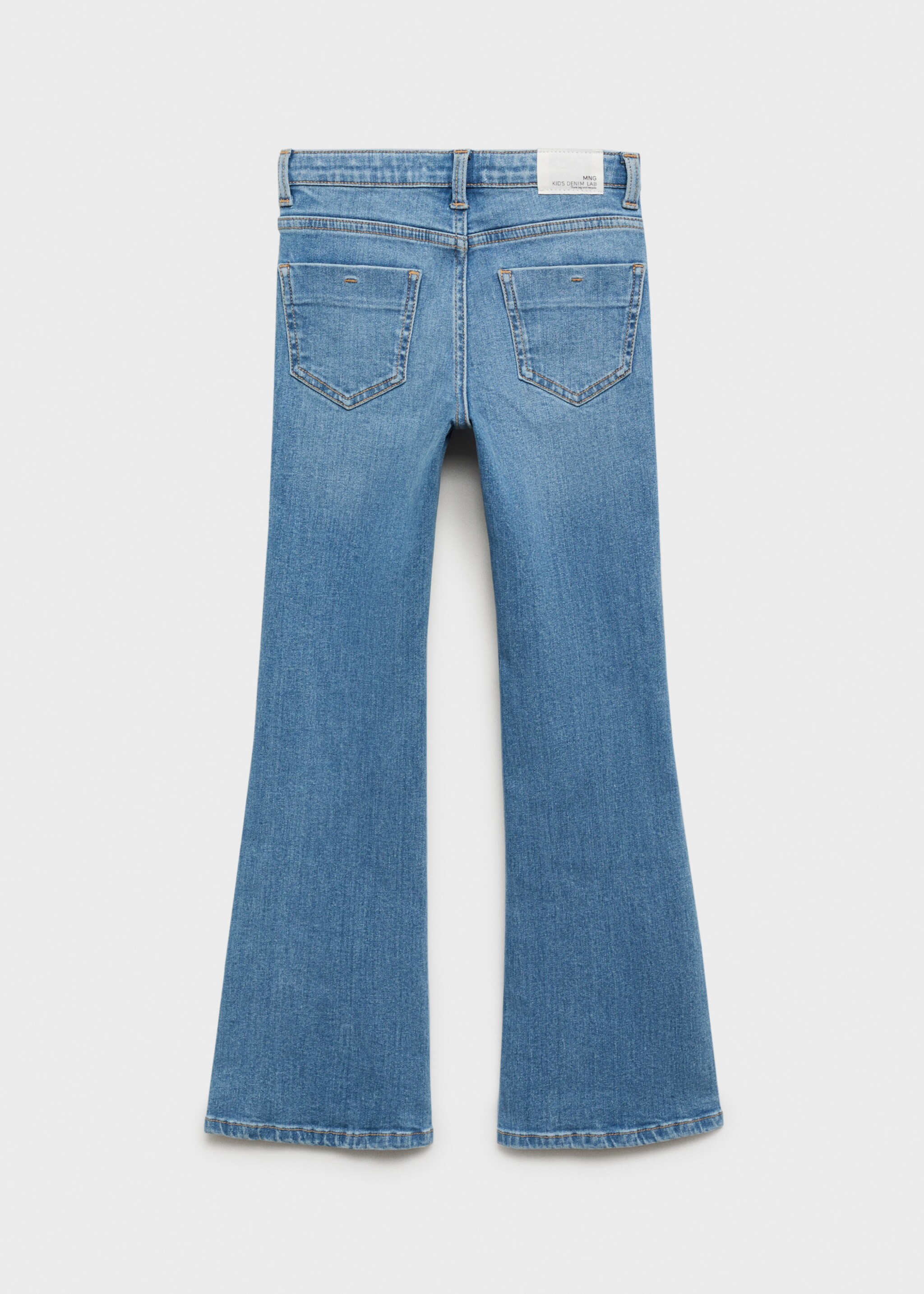 Flared jeans with pocket - Reverse of the article