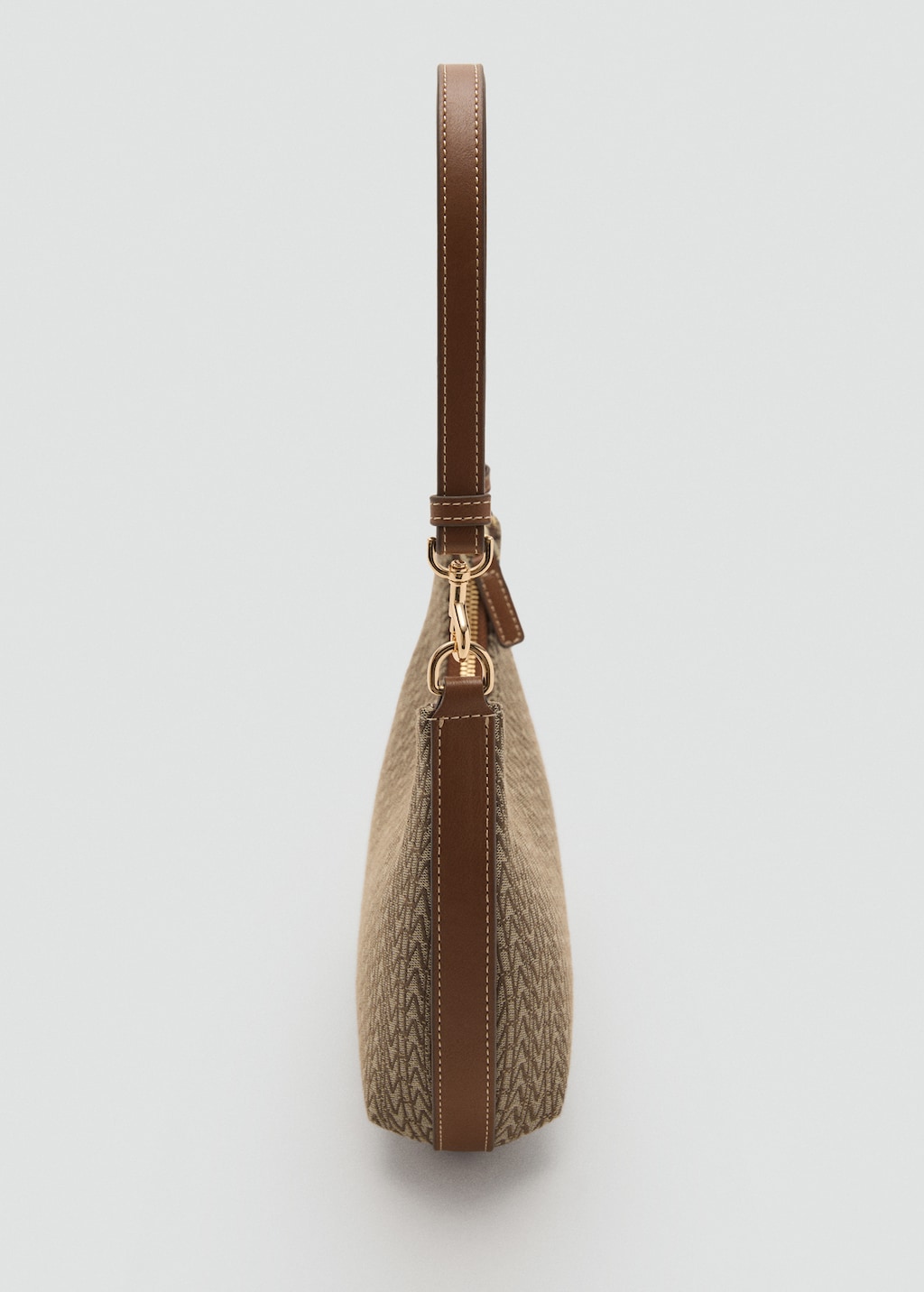 Shoulder bag with printed logo - Women | MANGO Japan