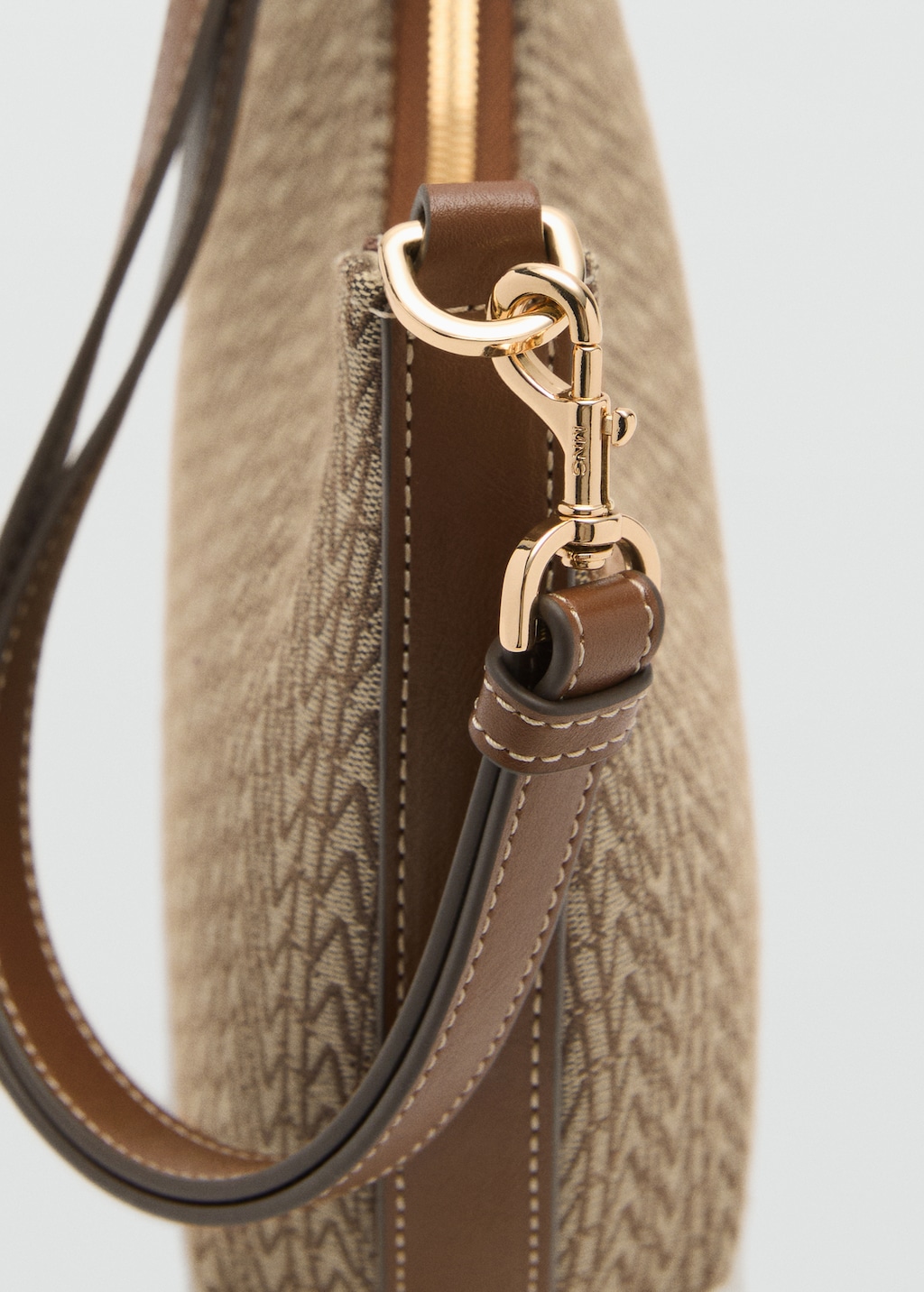 MARITHE★韓国大人気 LLIC MG LOGO HOBO BAG 2COLOR Jacquard logo shoulder bag - Women | MANGO Hong Kong SAR of