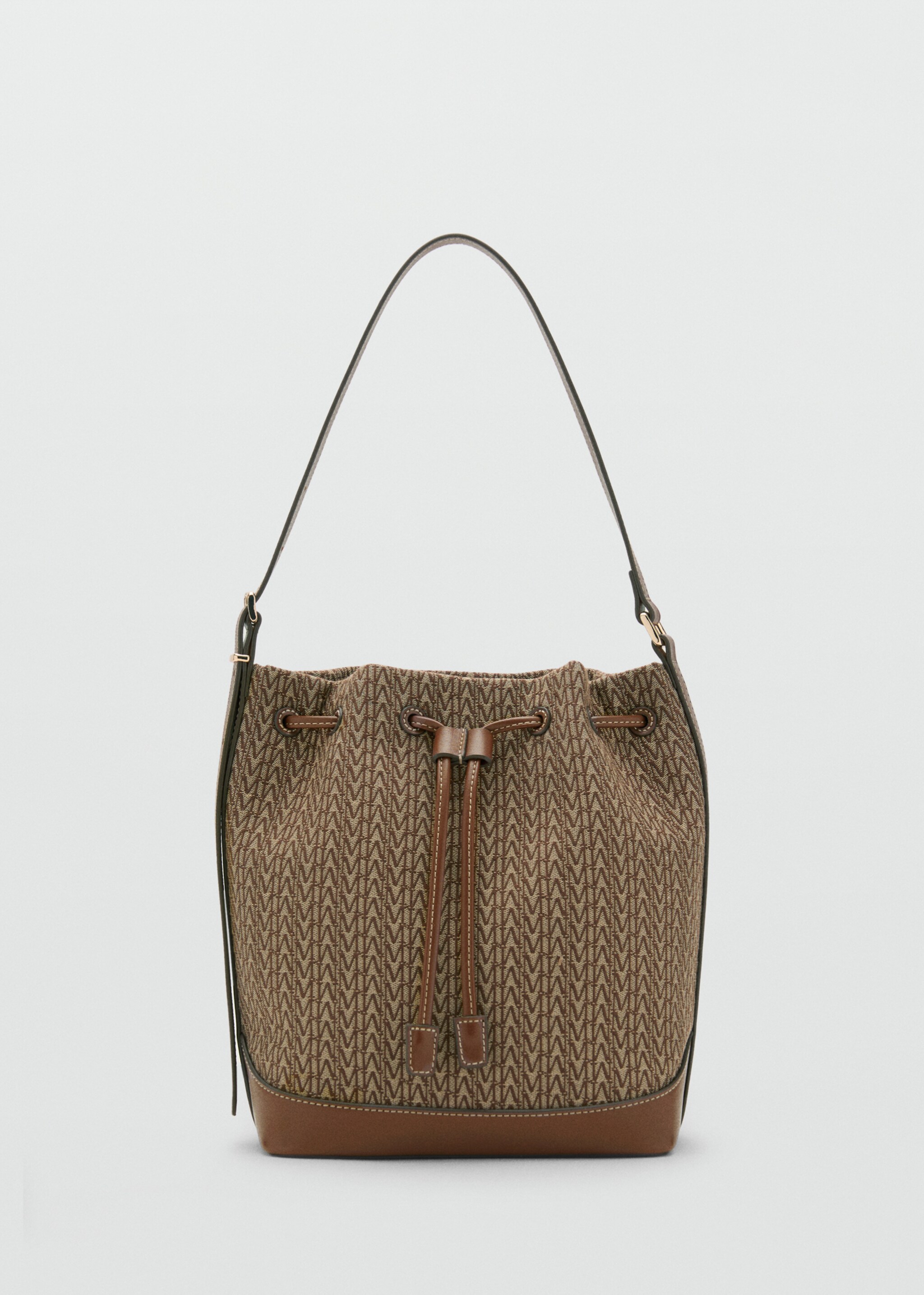 Bucket bag with printed logo - Article without model