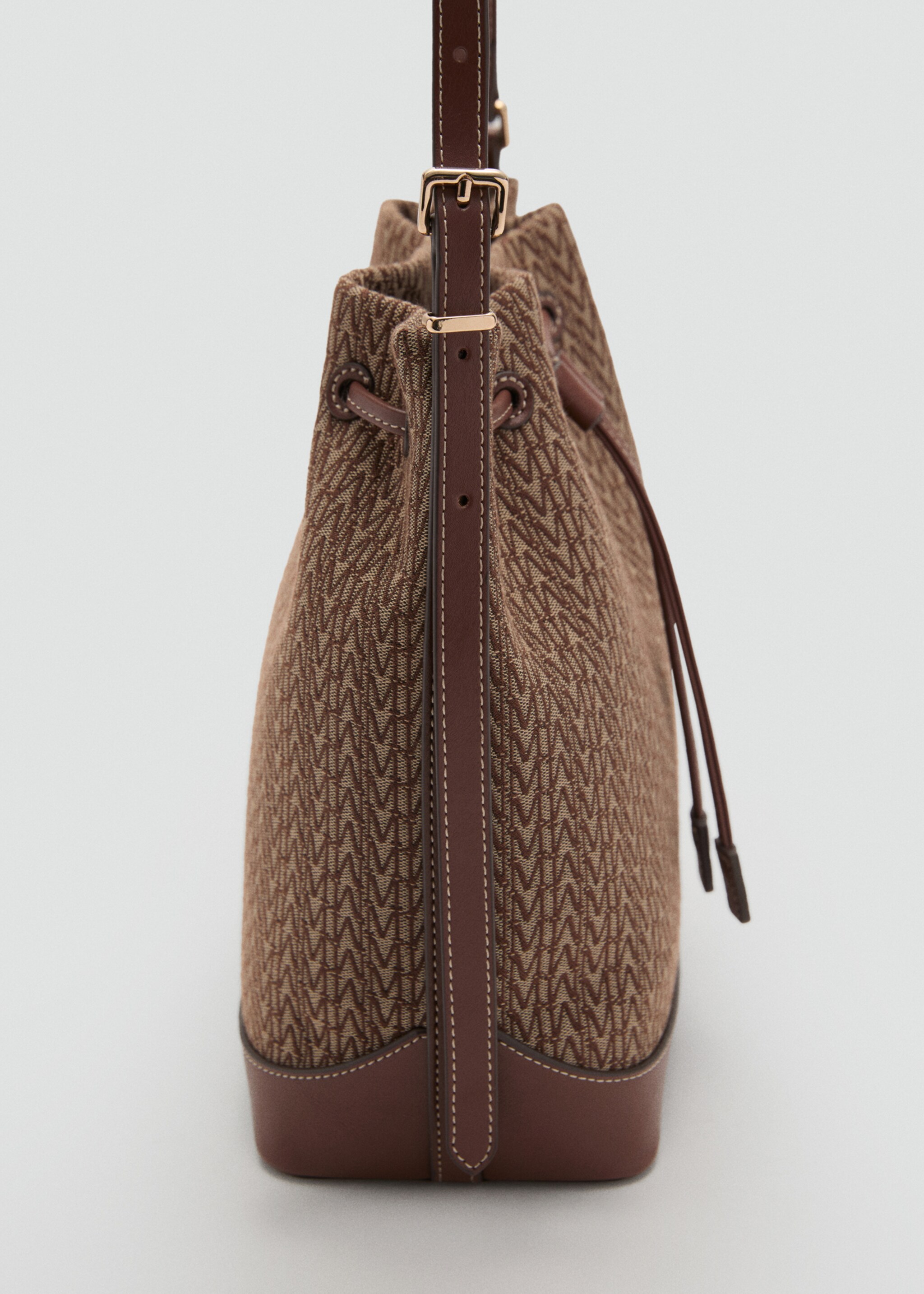 Bucket bag with printed logo - Details of the article 1