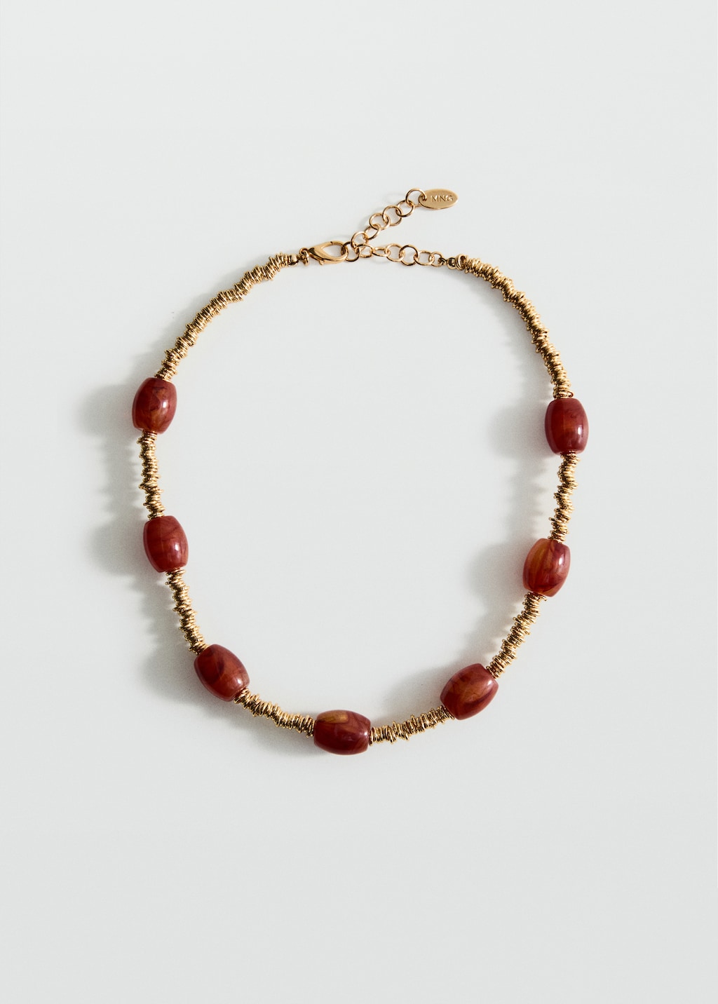 Beaded chain necklace