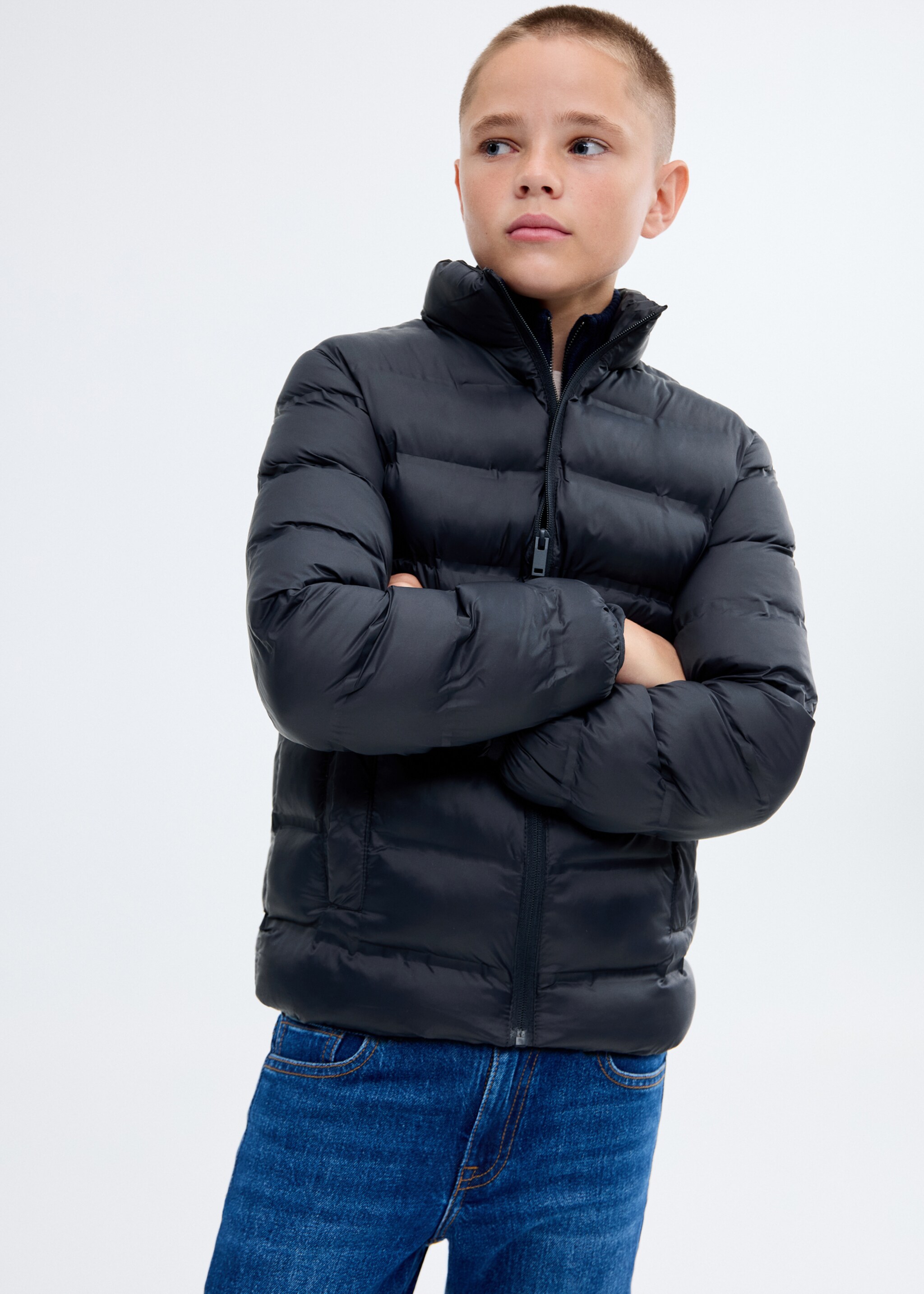 Quilted jacket - Medium plane, Navy. Ref: 17052894-00.
