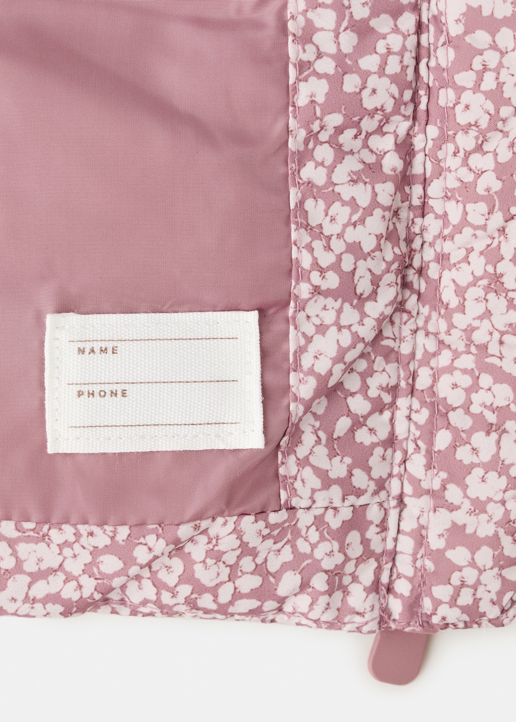 Floral hooded anorak