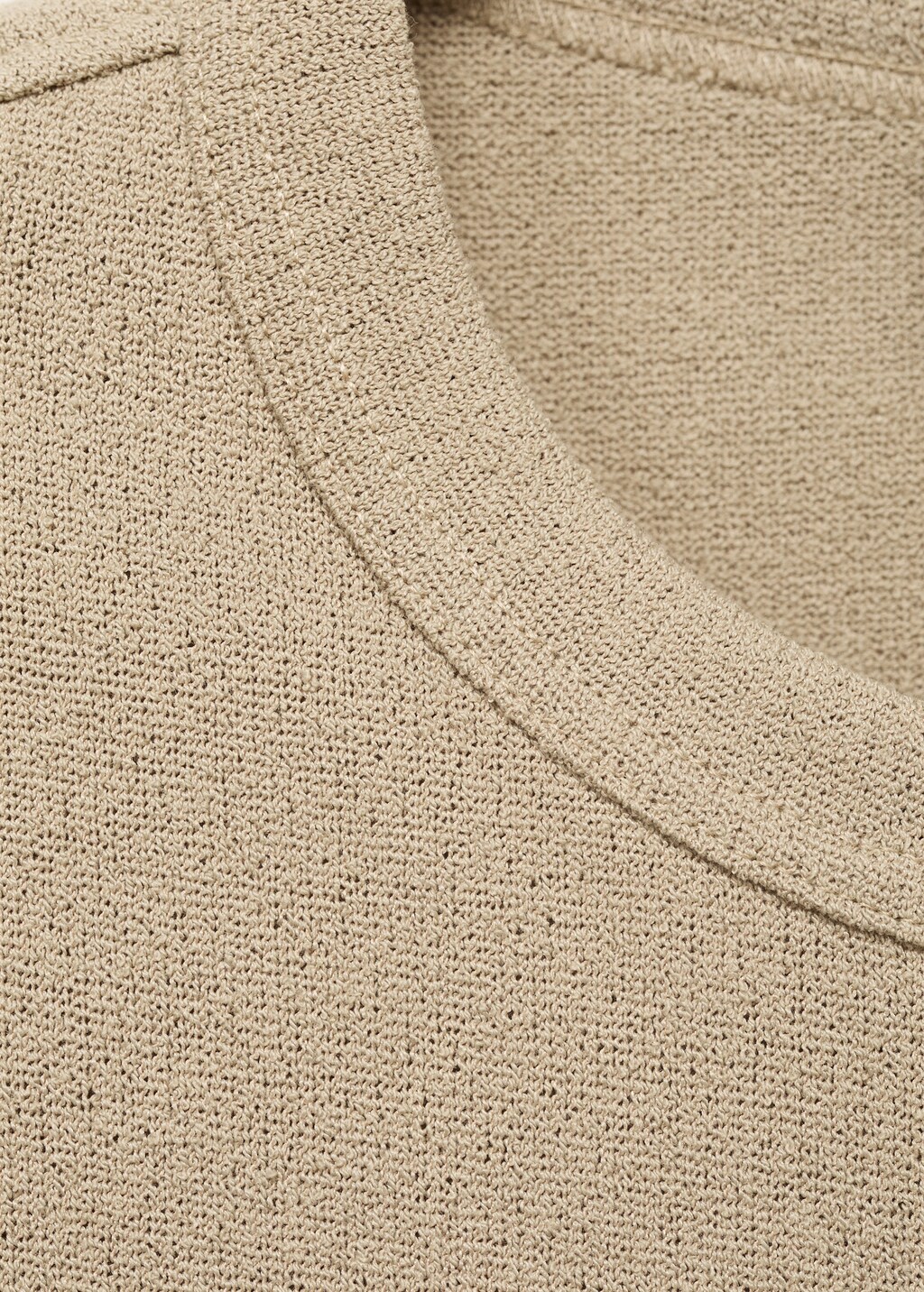 Fine-knit T-shirt
