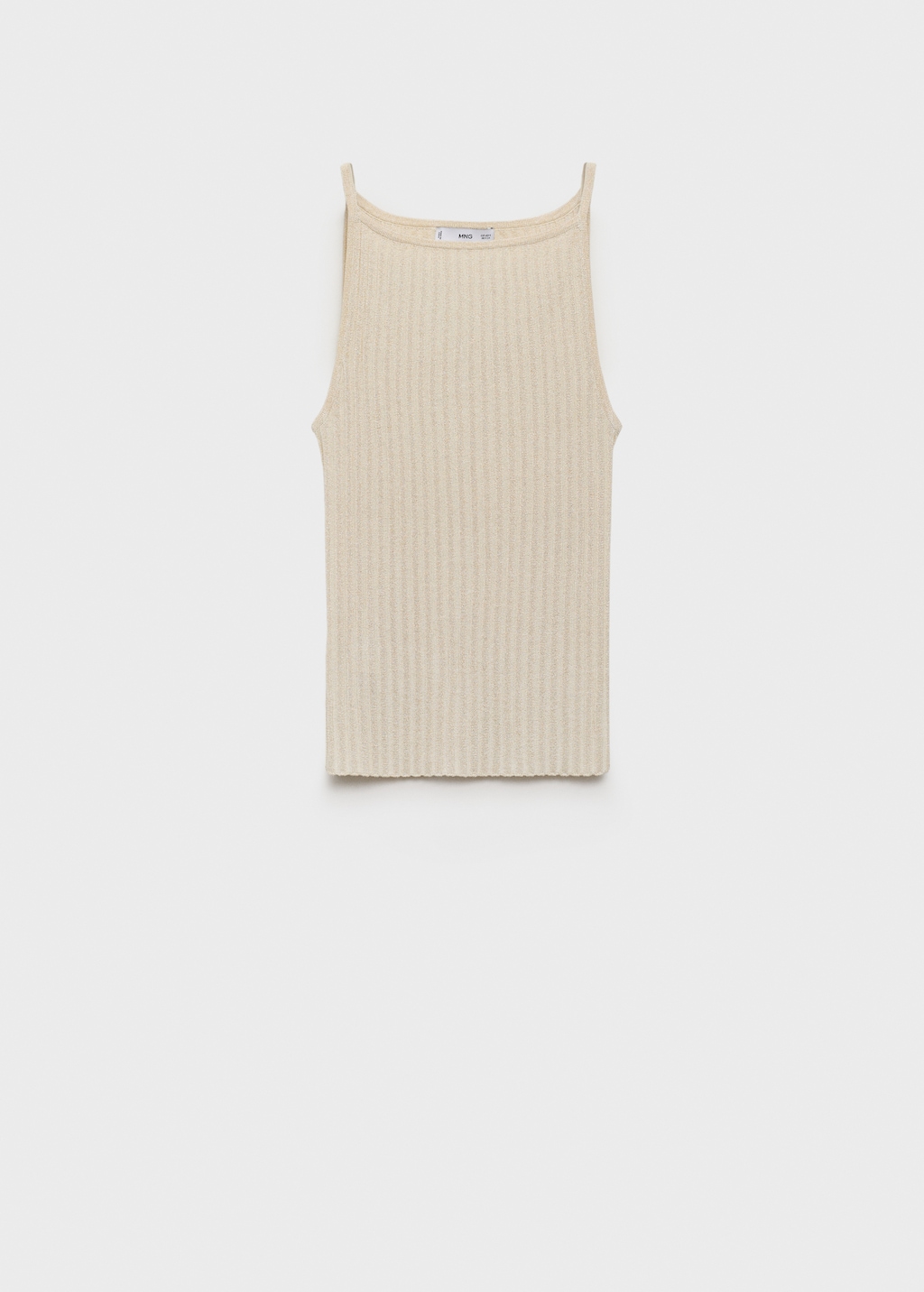 Mango Fine ribbed knit top thumbnail