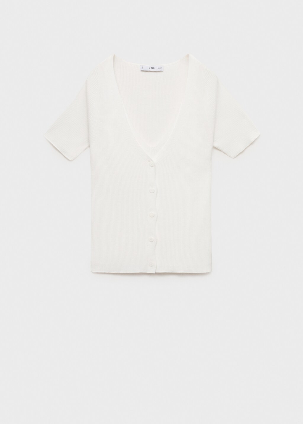 Mango Mixed ribbed sweater