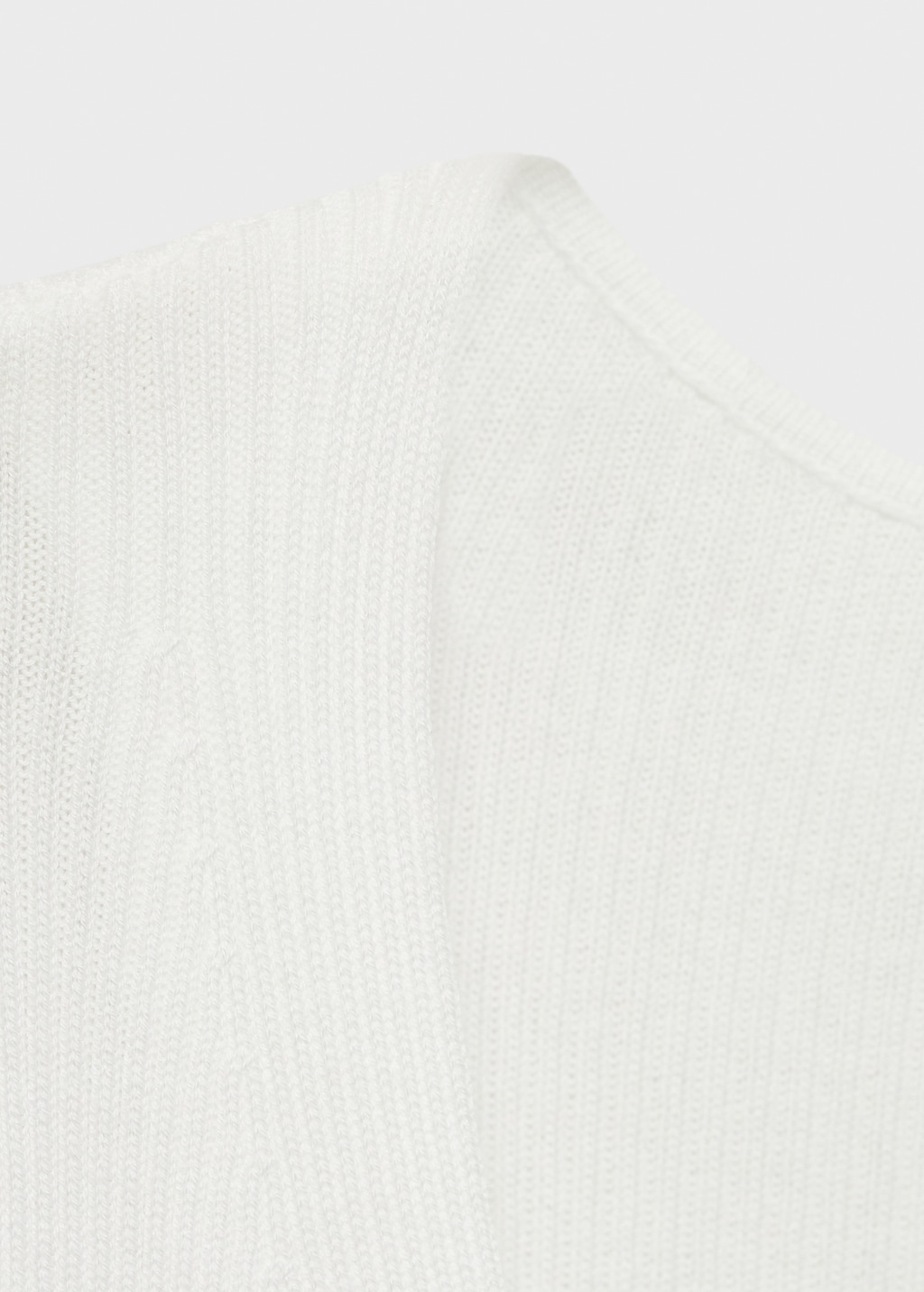 Mango Mixed ribbed sweater