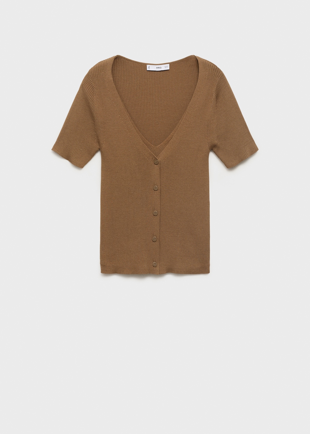 Mango Mixed ribbed sweater