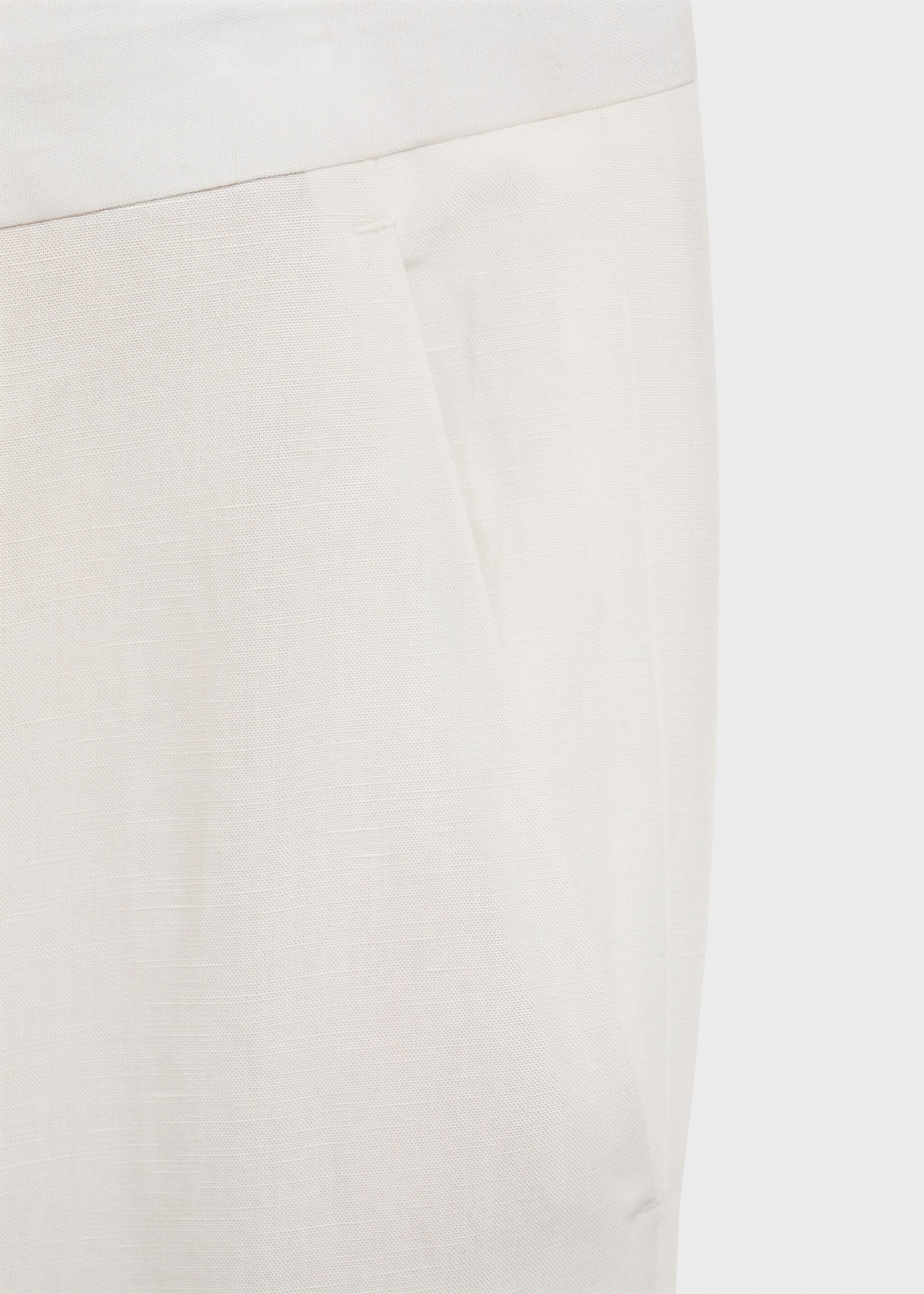 Straight-leg trousers in a linen and lyocell blend - Details of the article 8