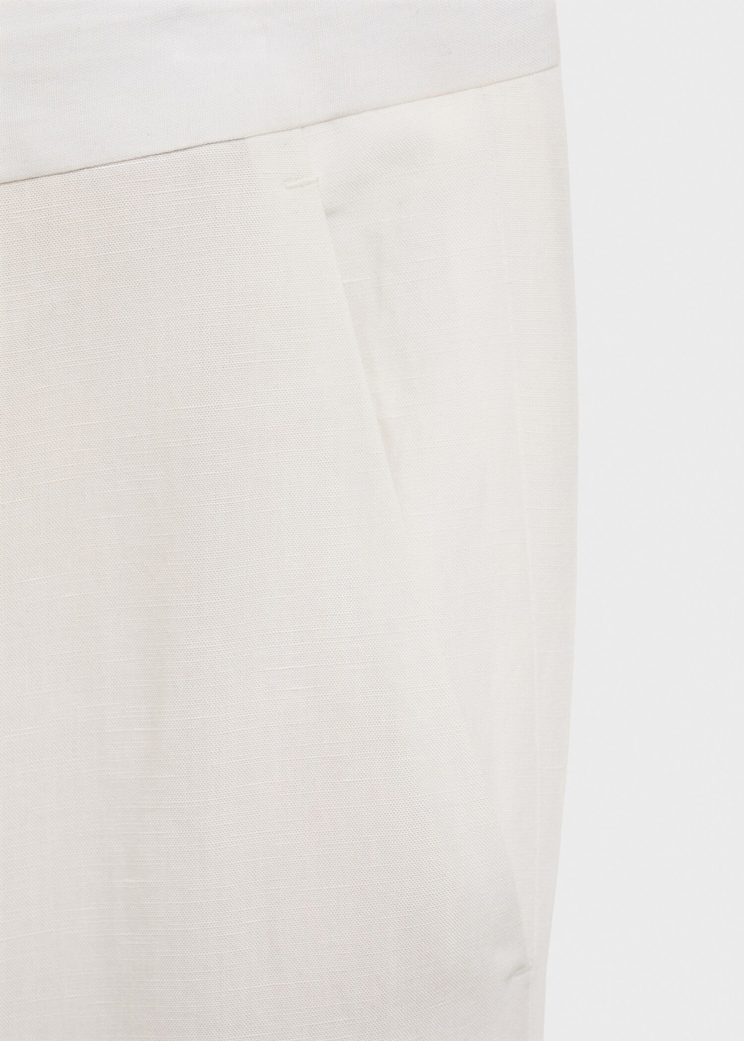 Straight-leg trousers in a linen and lyocell blend - Details of the article 8