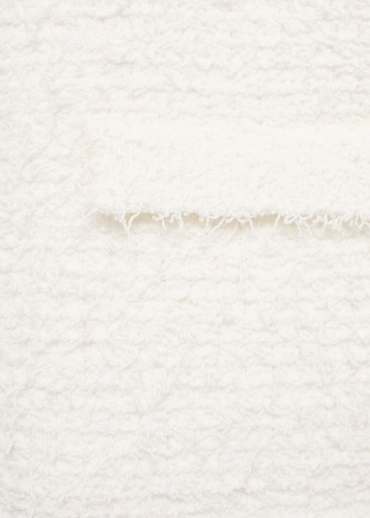 Cardigan bouclé manches courtes - Détail de l'article 0