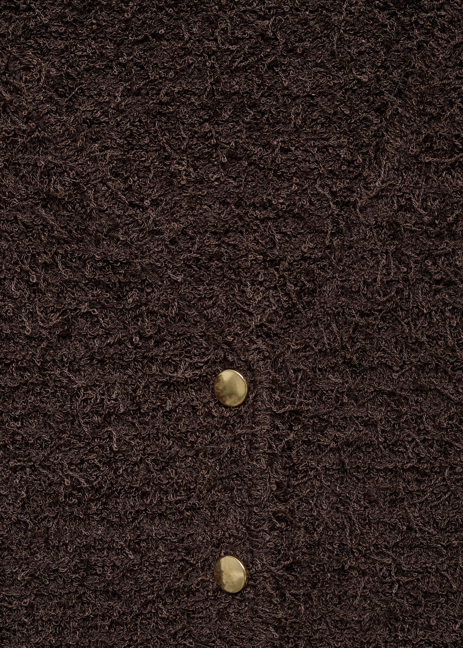 Cardigan bouclé manches courtes - Détail de l'article 8