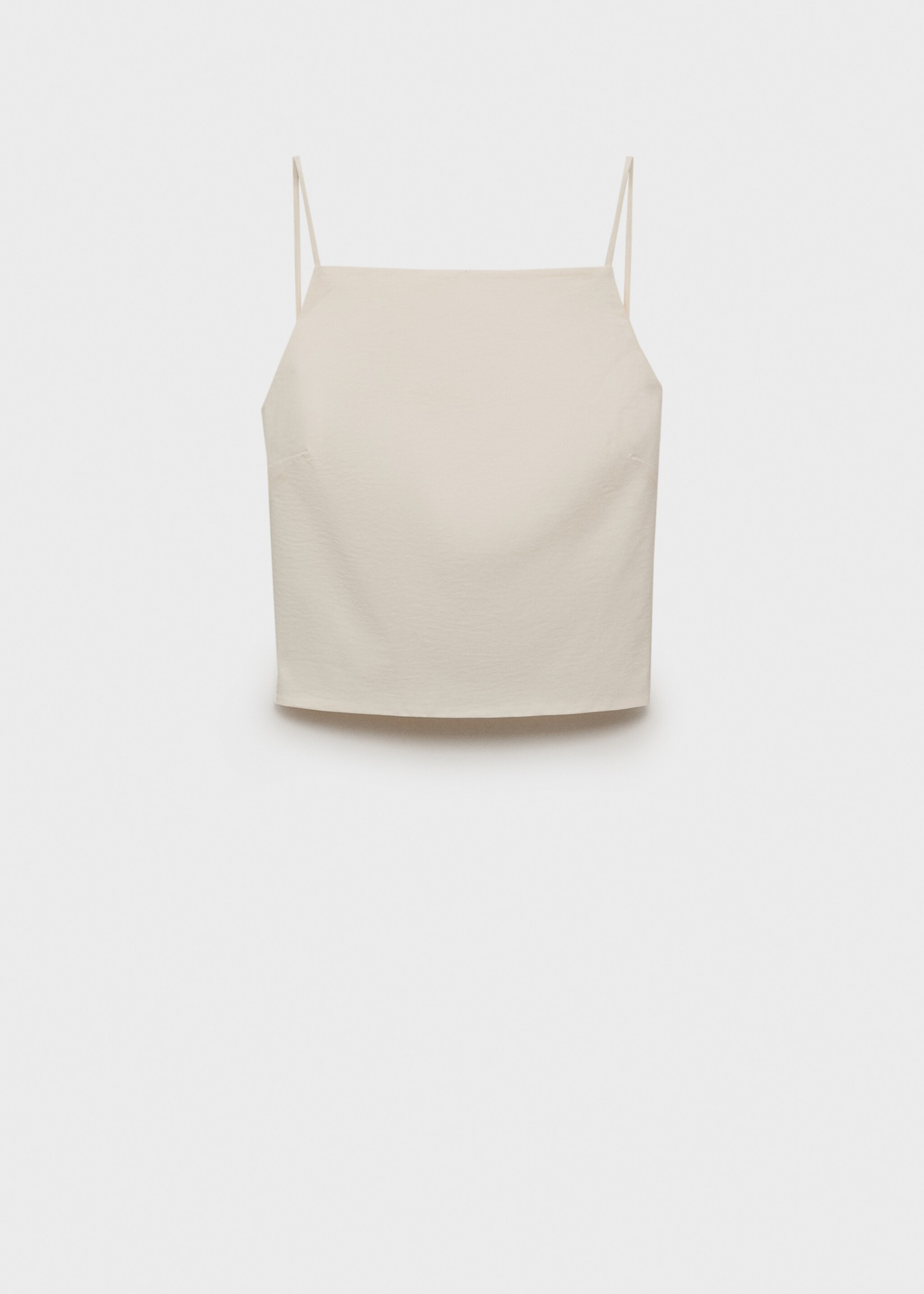 Open-back top - Article without model