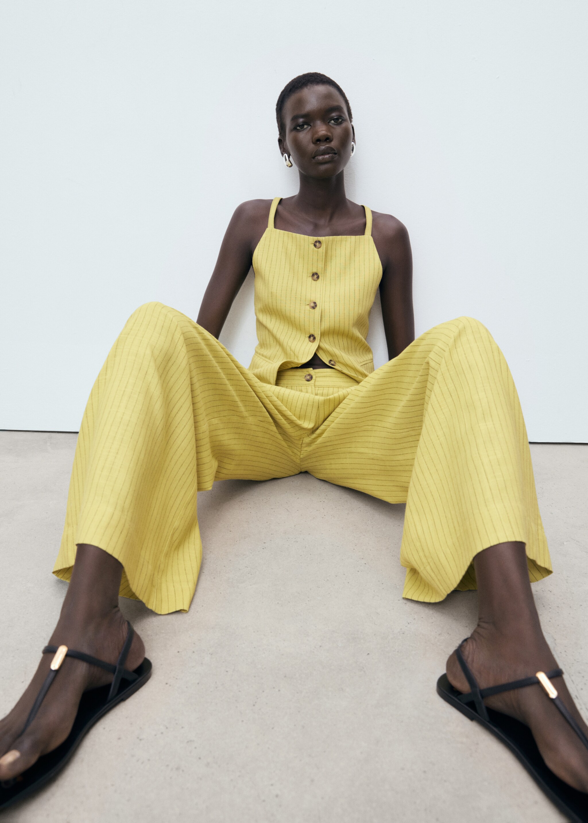 Pantalon costume droit rayures - Détail de l'article 2