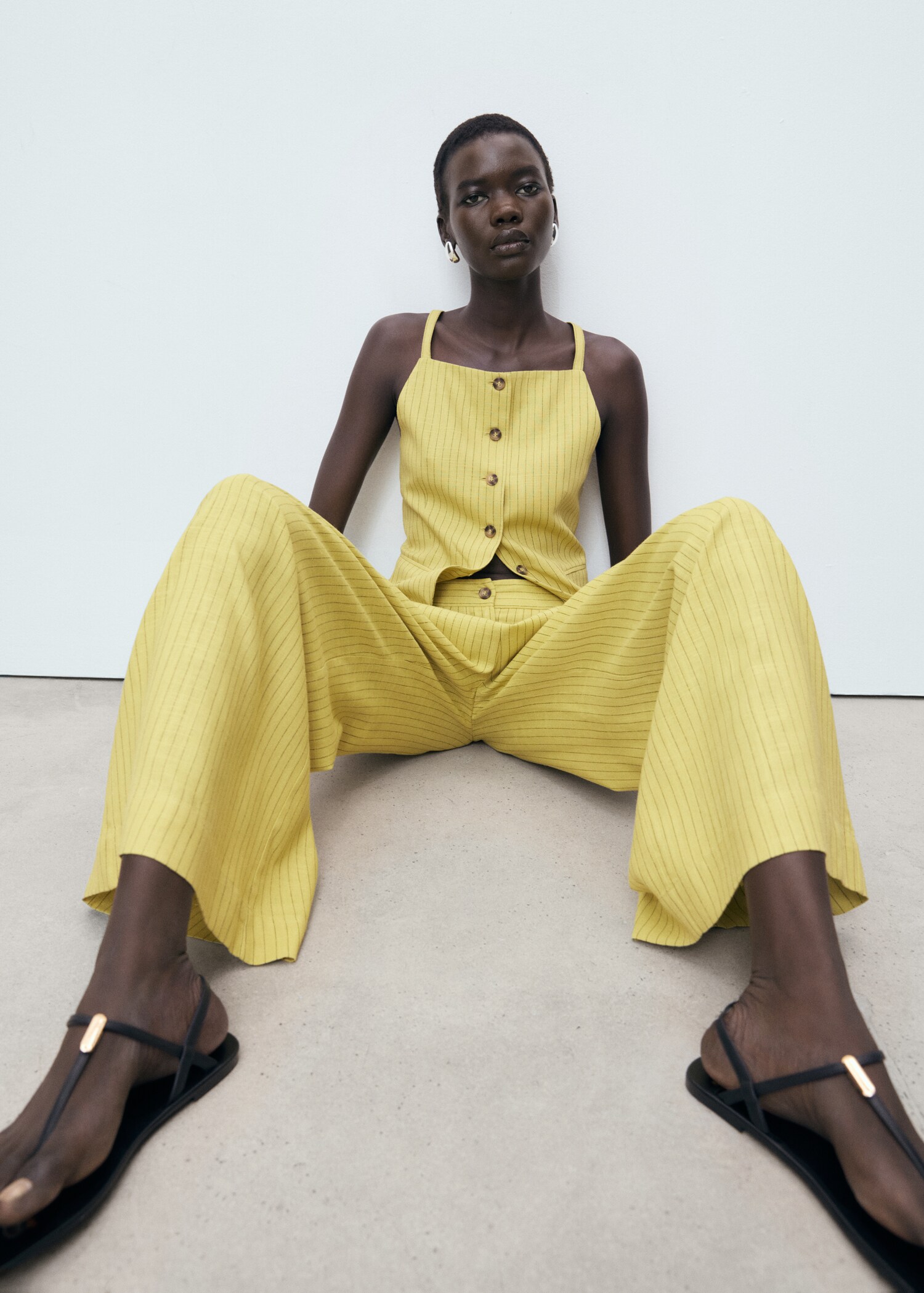 Pantalon costume droit rayures - Détail de l'article 2