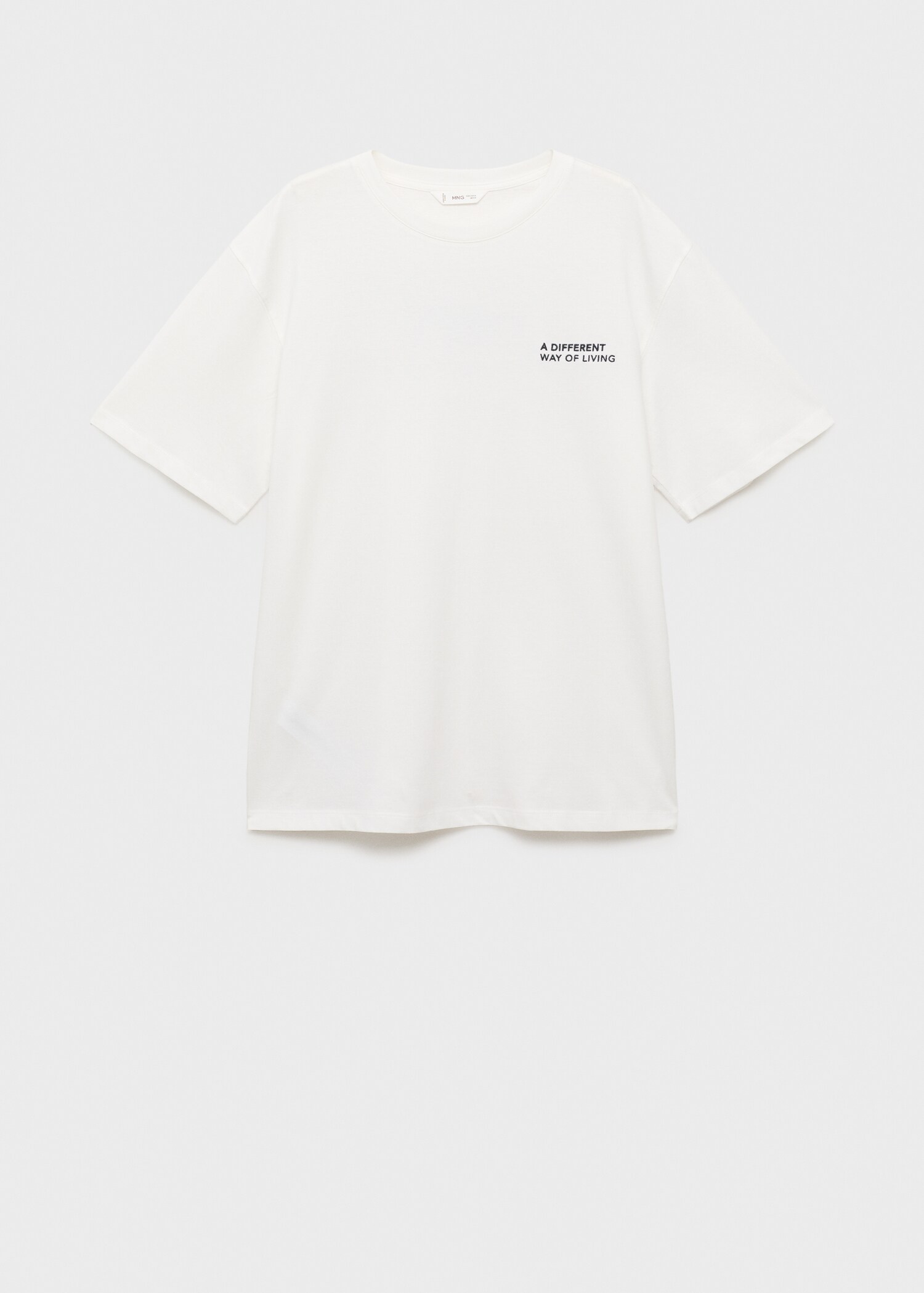 Printed cotton-blend t-shirt - Article without model