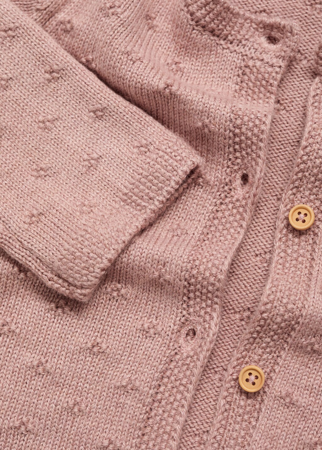 Embroidered knit cardigan