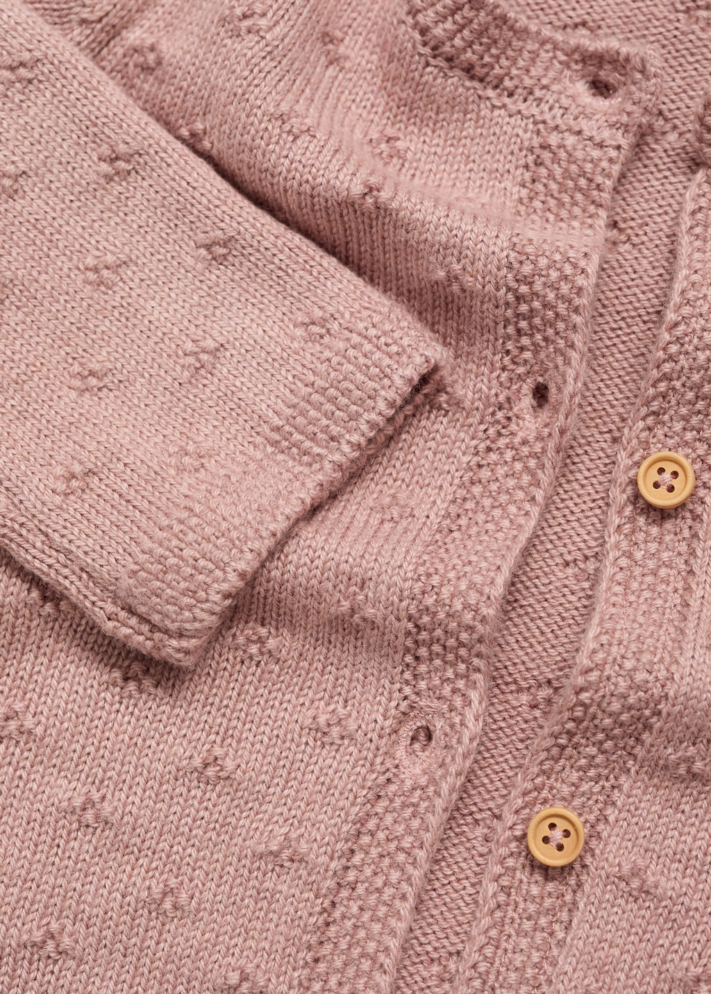 Embroidered knit cardigan