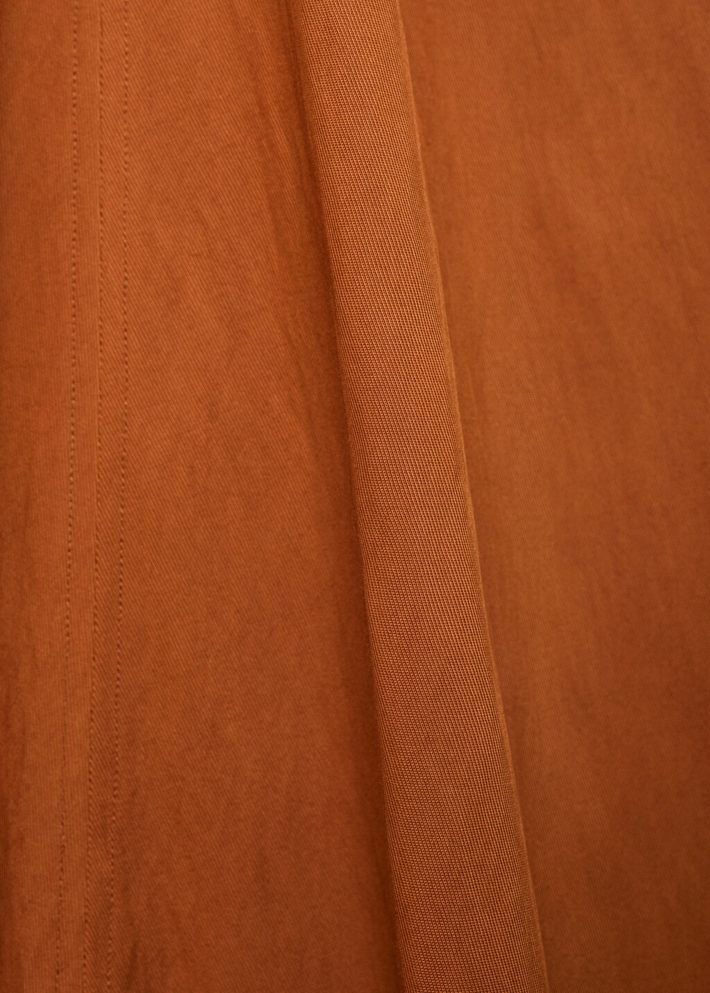 Midi-dress with gathered sides