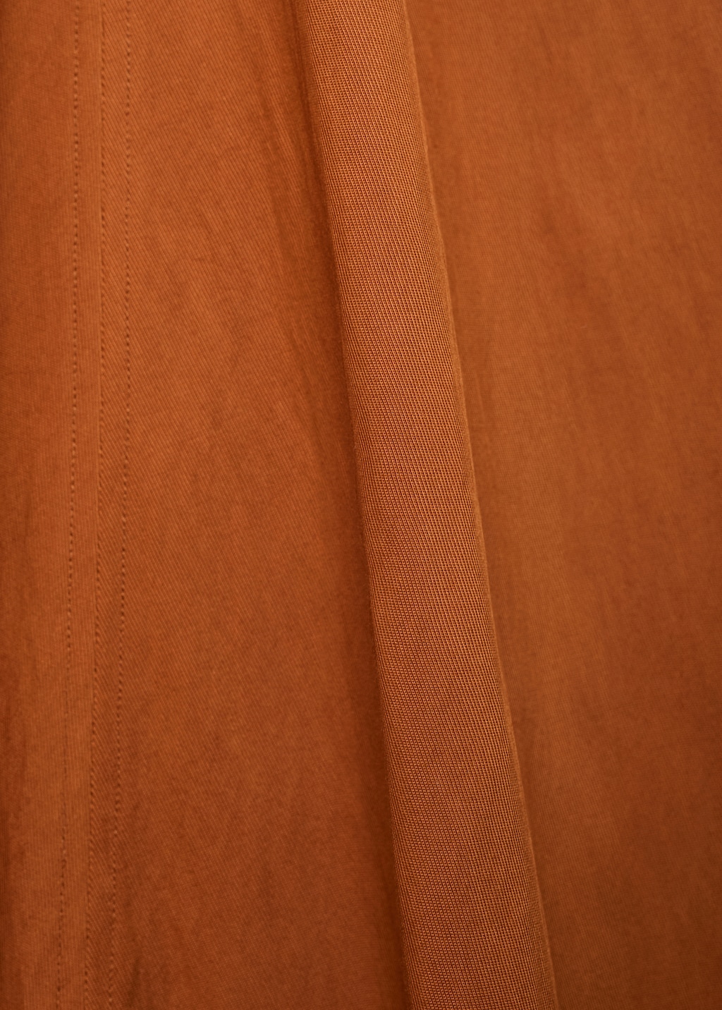 Midi-dress with gathered sides