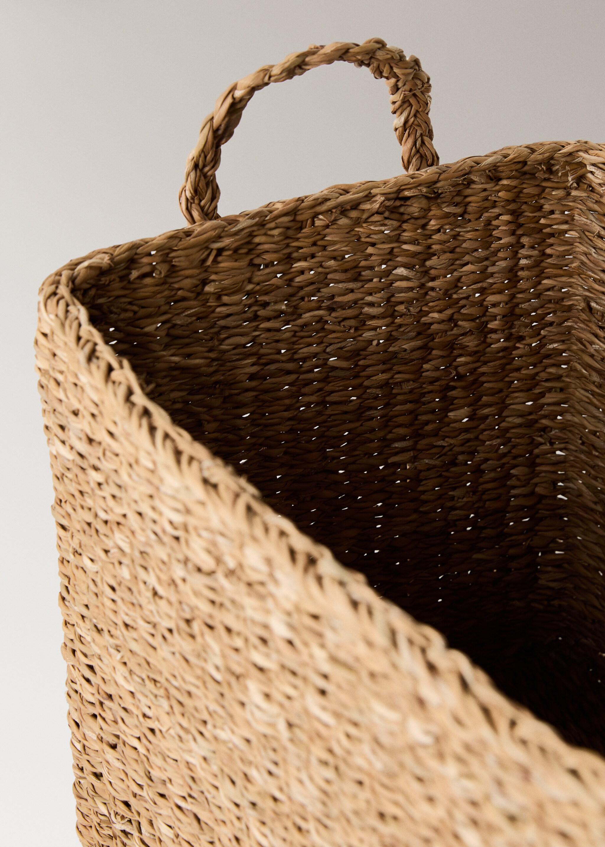 Panier moyen en jonc de mer tressé - Détail de l'article 3