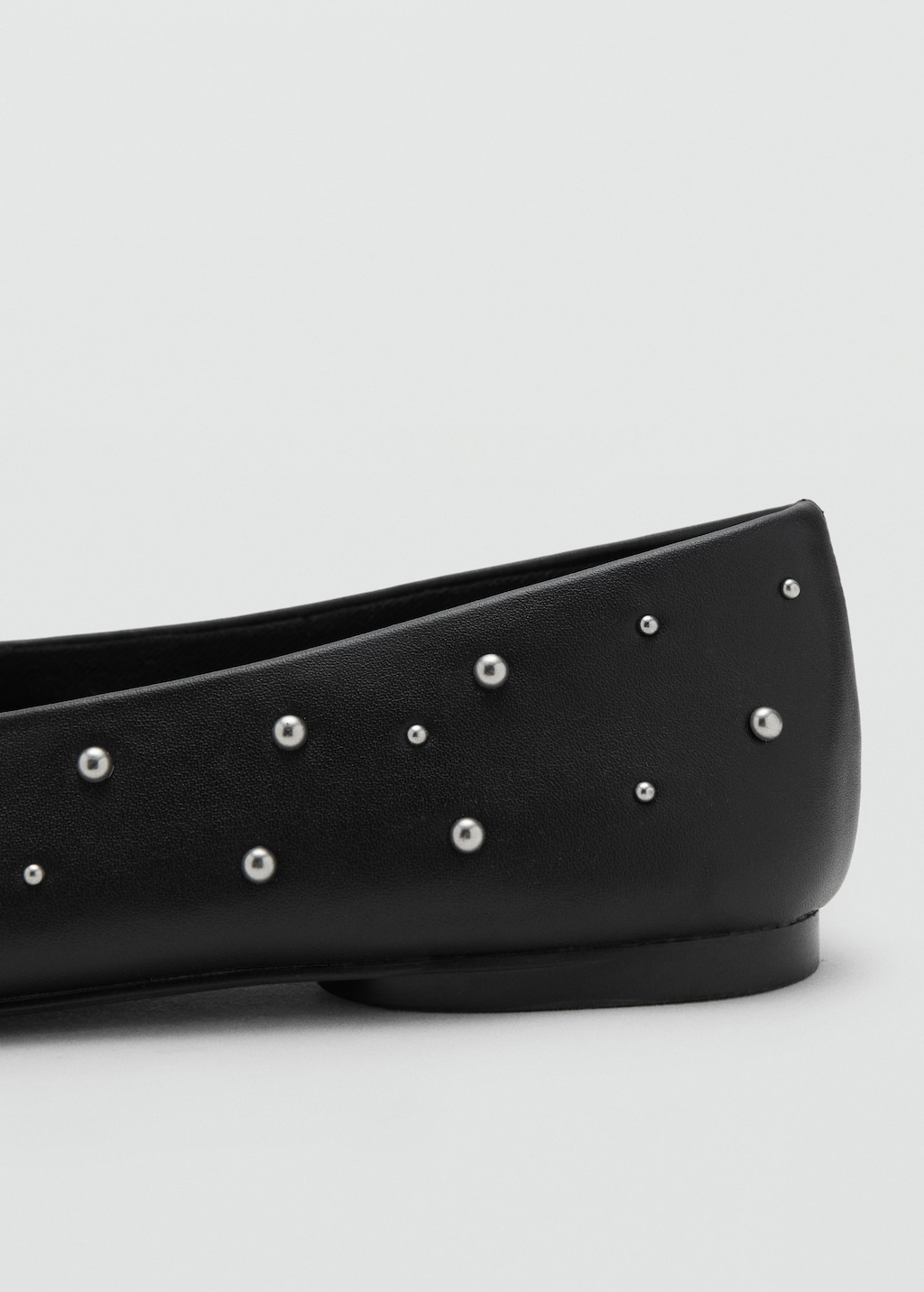 Studded ballet flats