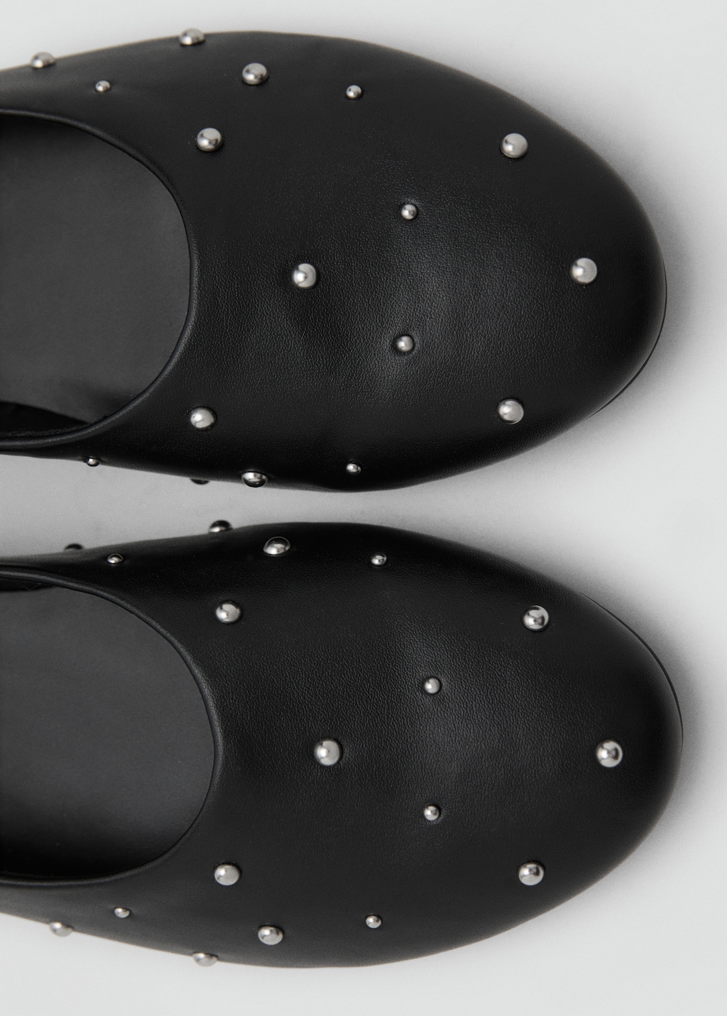 Studded ballet flats
